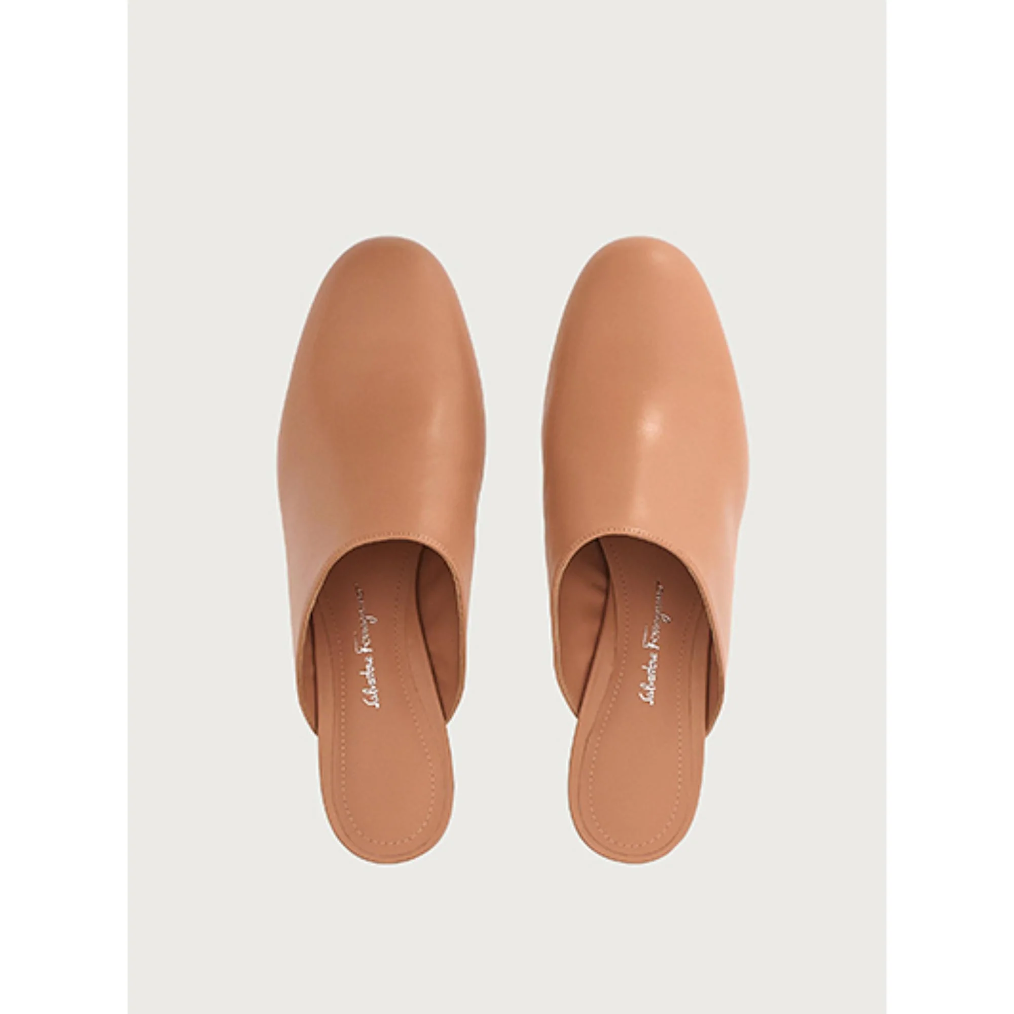 Mirrored Heel Mule - New Blush - Image 2