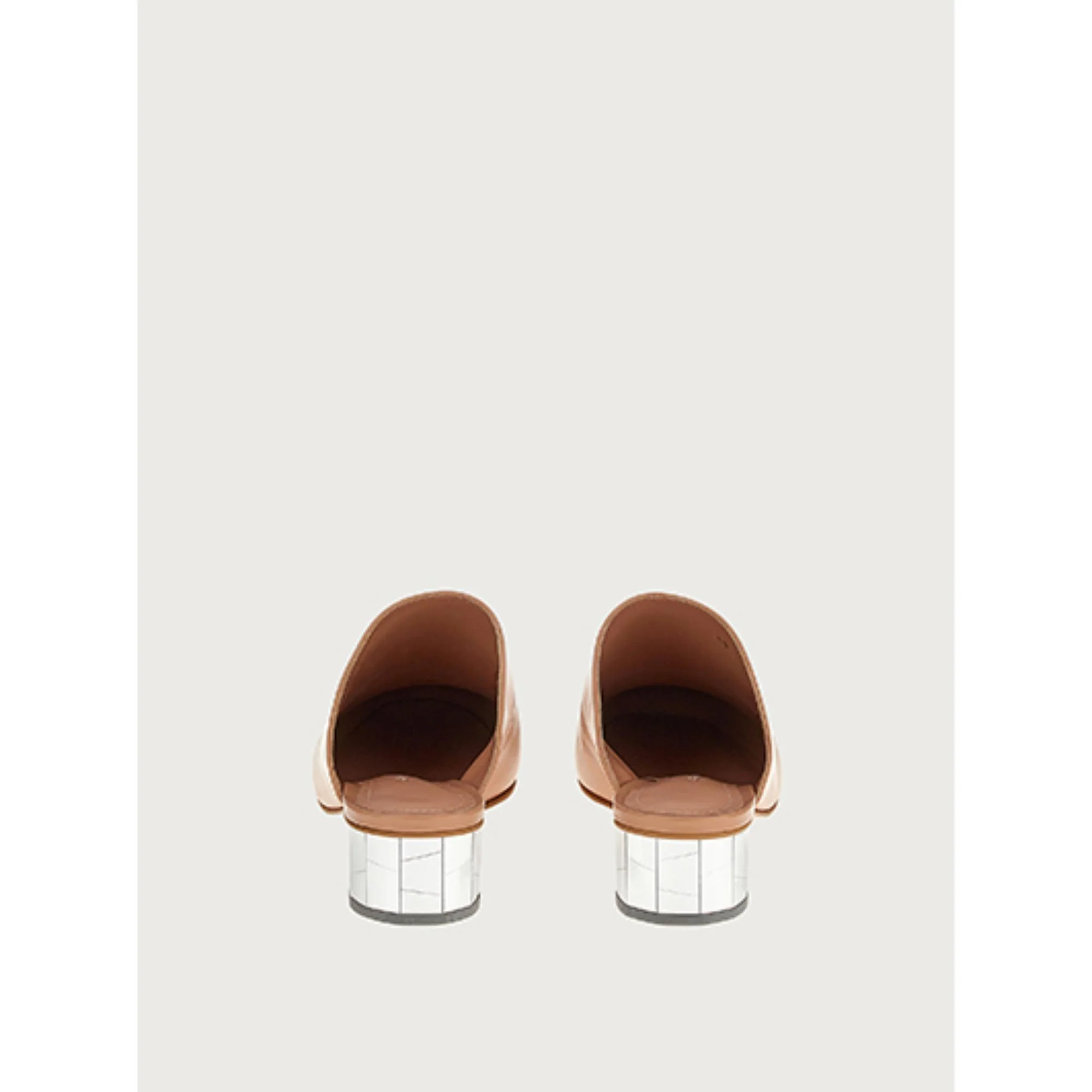 Mirrored Heel Mule - New Blush - Image 4