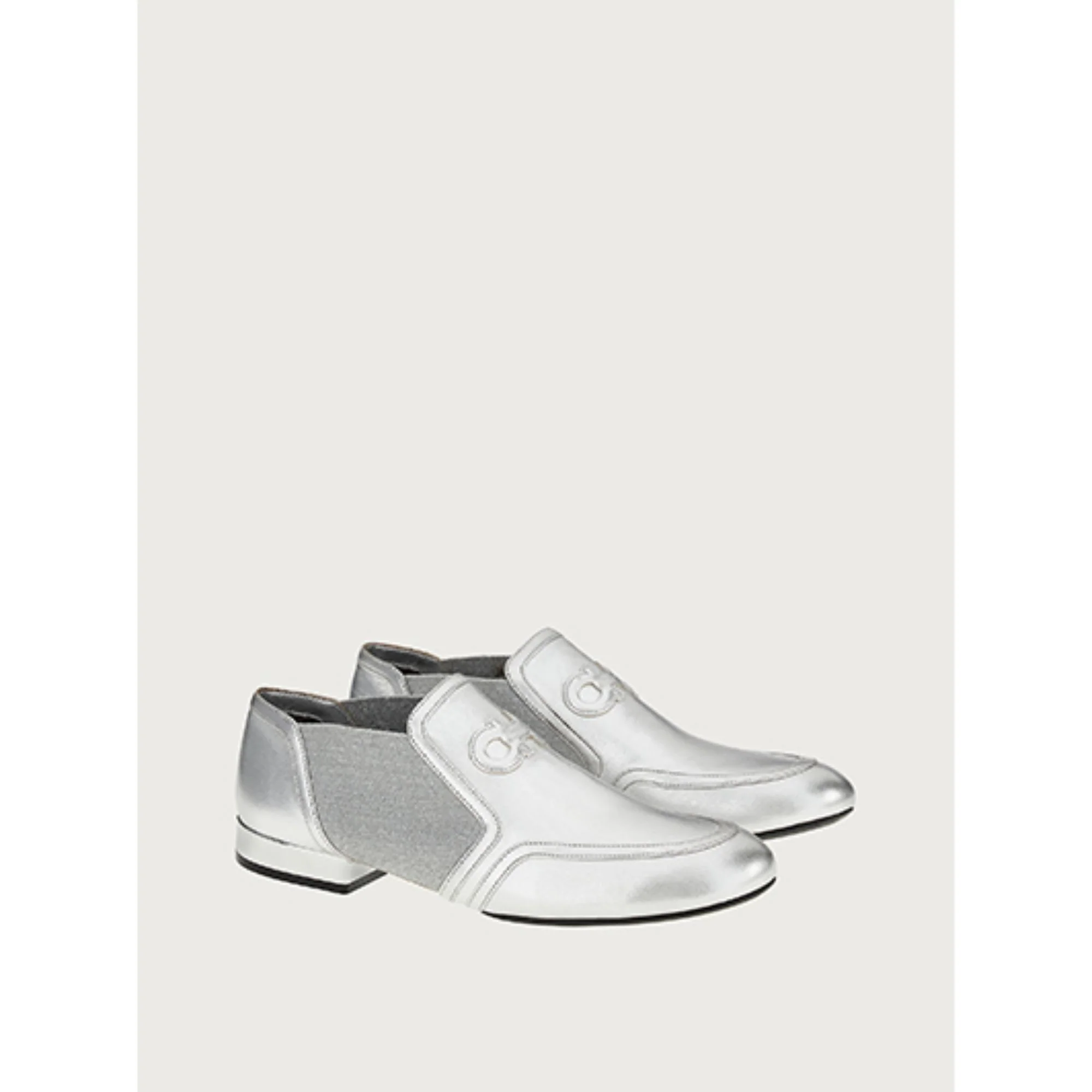 Loafers - Silver - Image 3