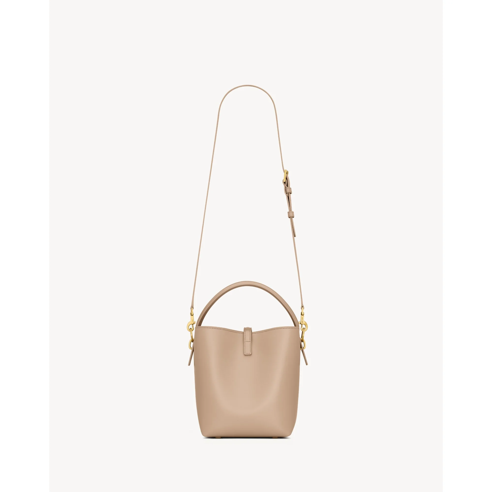 Small Le 37 Bucket Bag - Dark Beige - Image 3