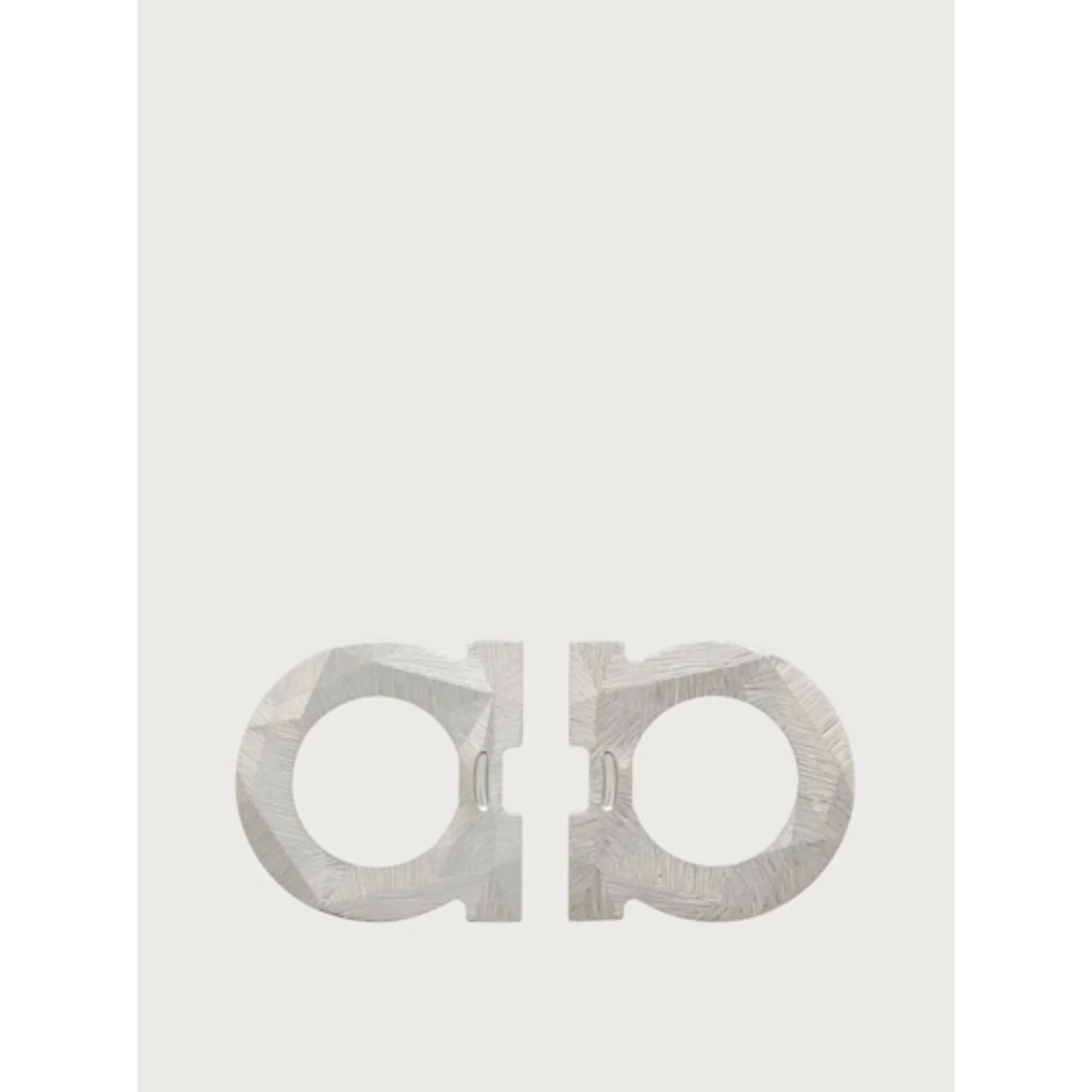 Interchangeable Gancini Switch Buckle - Palladium - Image 2