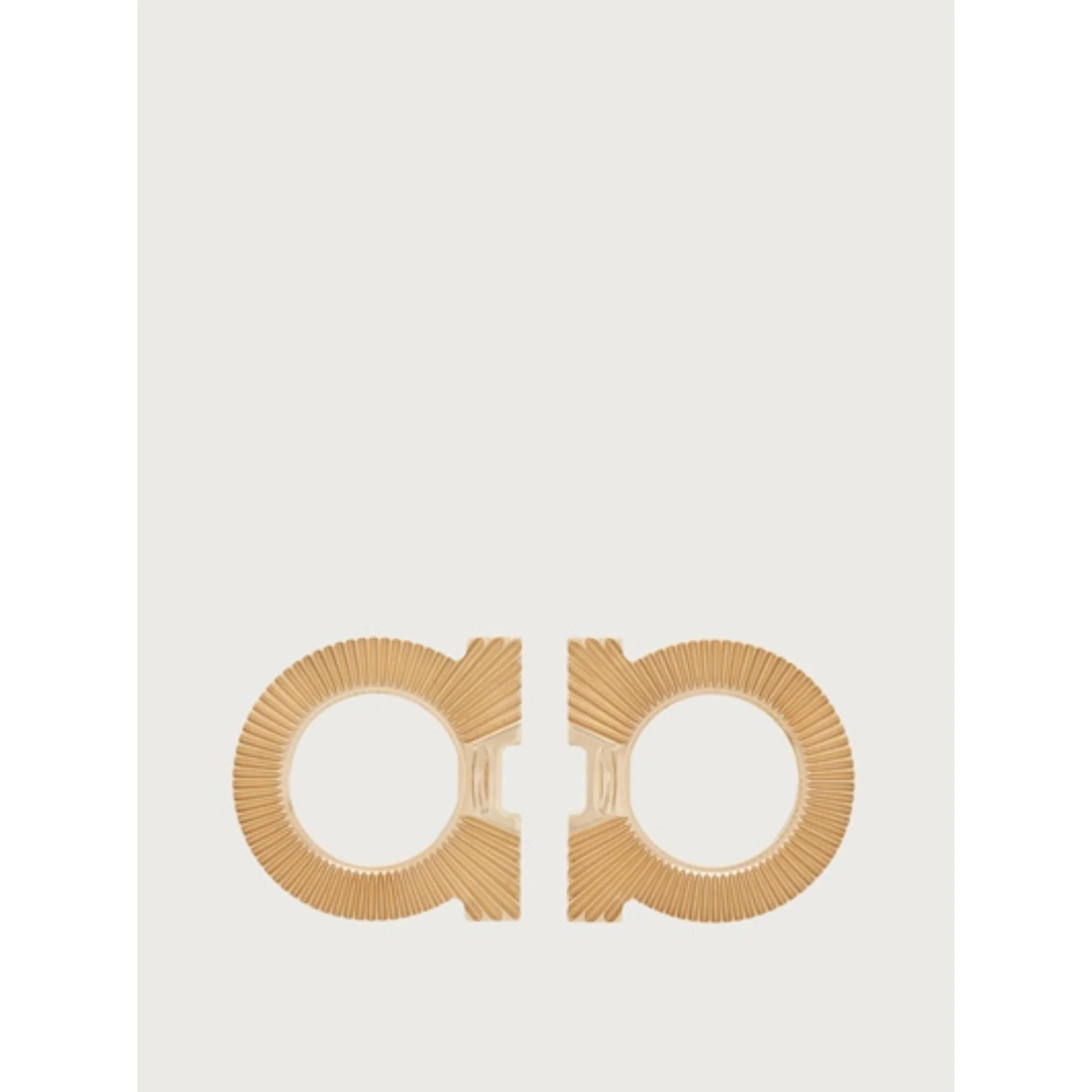 Interchangeable Gancini Switch Buckle - Rose Gold - Image 2