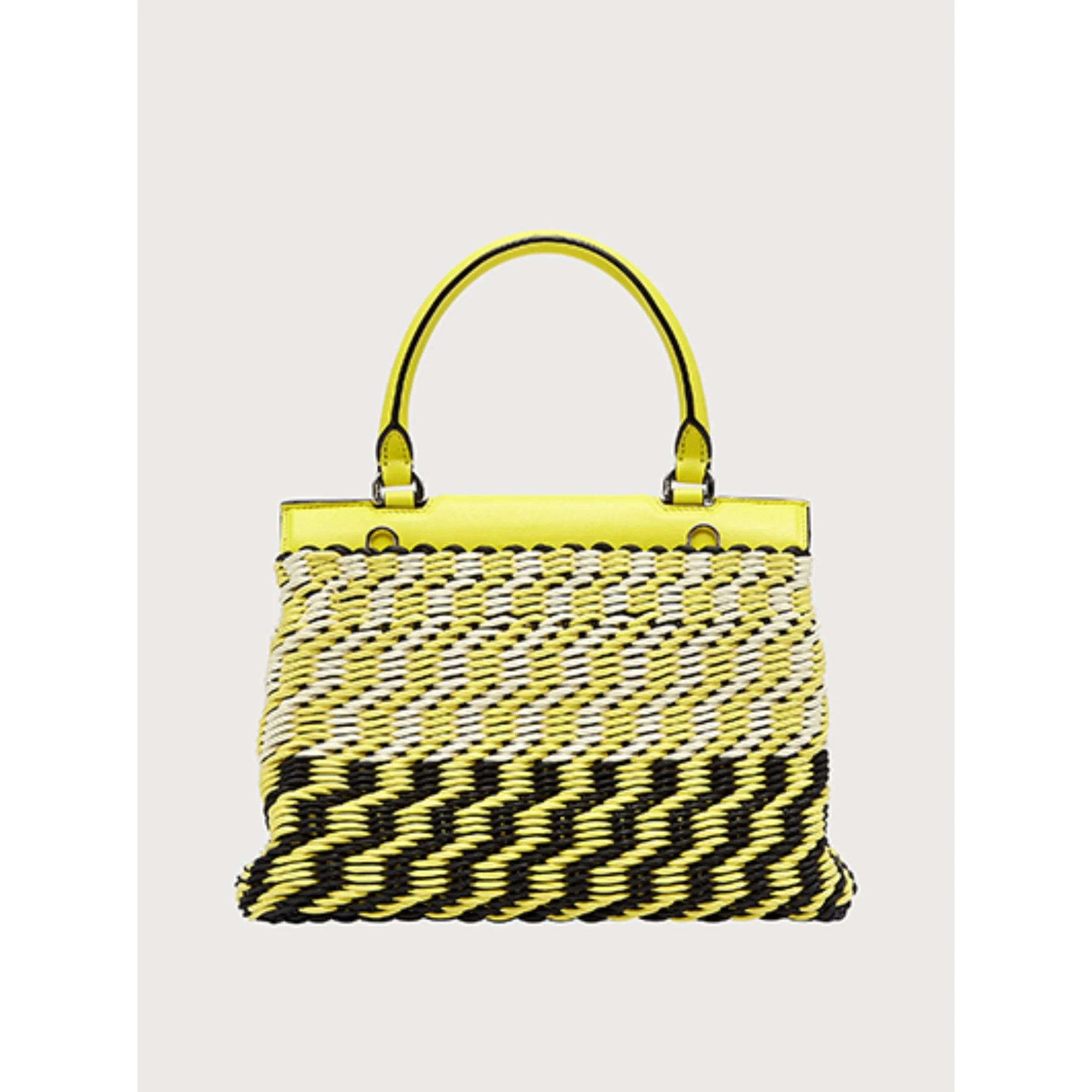 Trifolio Small Top Handle - Black/Canary Yellow - Image 2