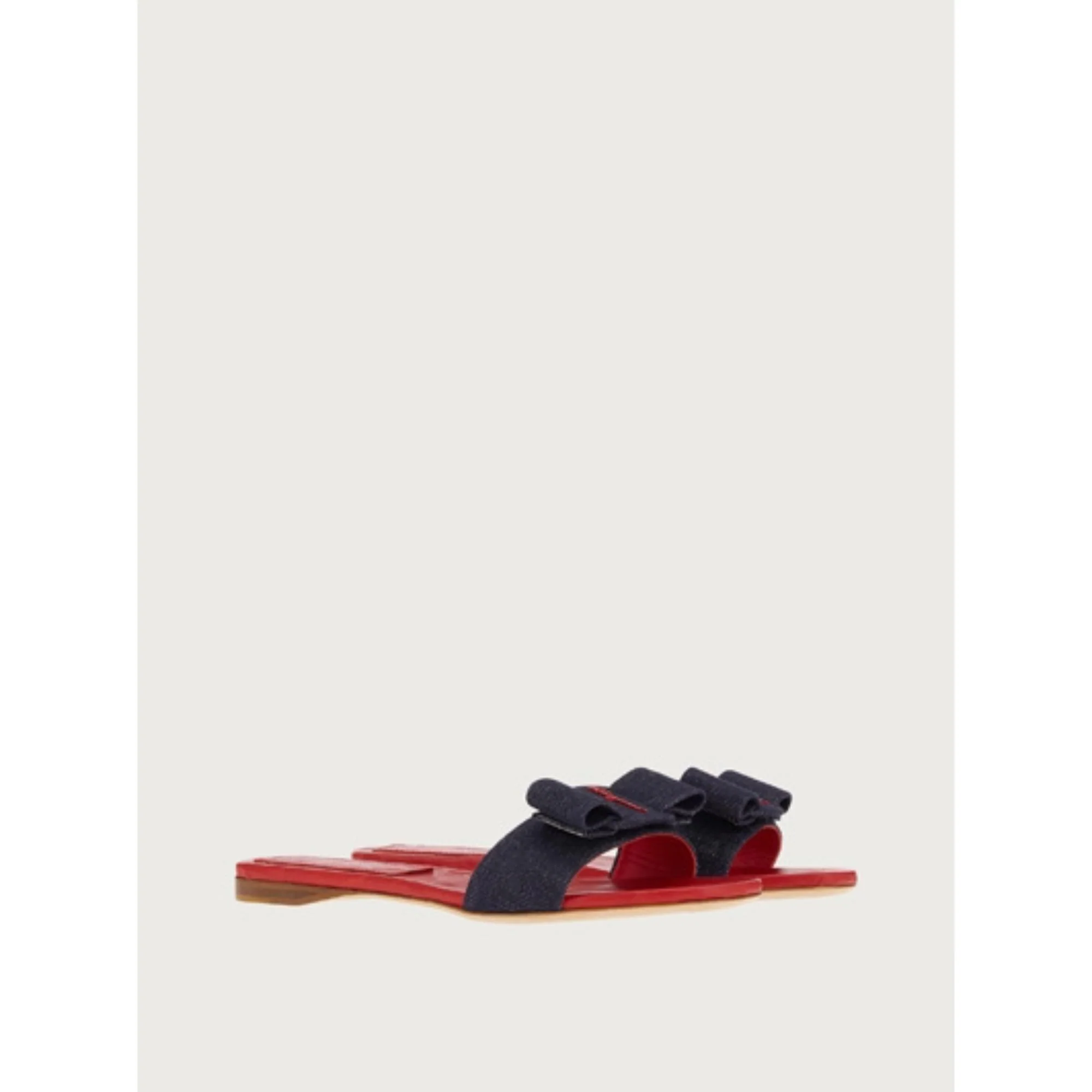 Viva Slide - Denim/Lipstick Red - Image 3