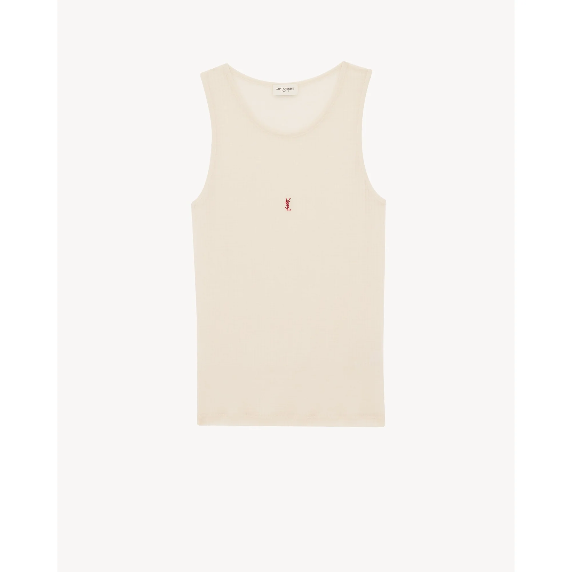 Maillot De Corps Jersey Laine - Beige/Rouge