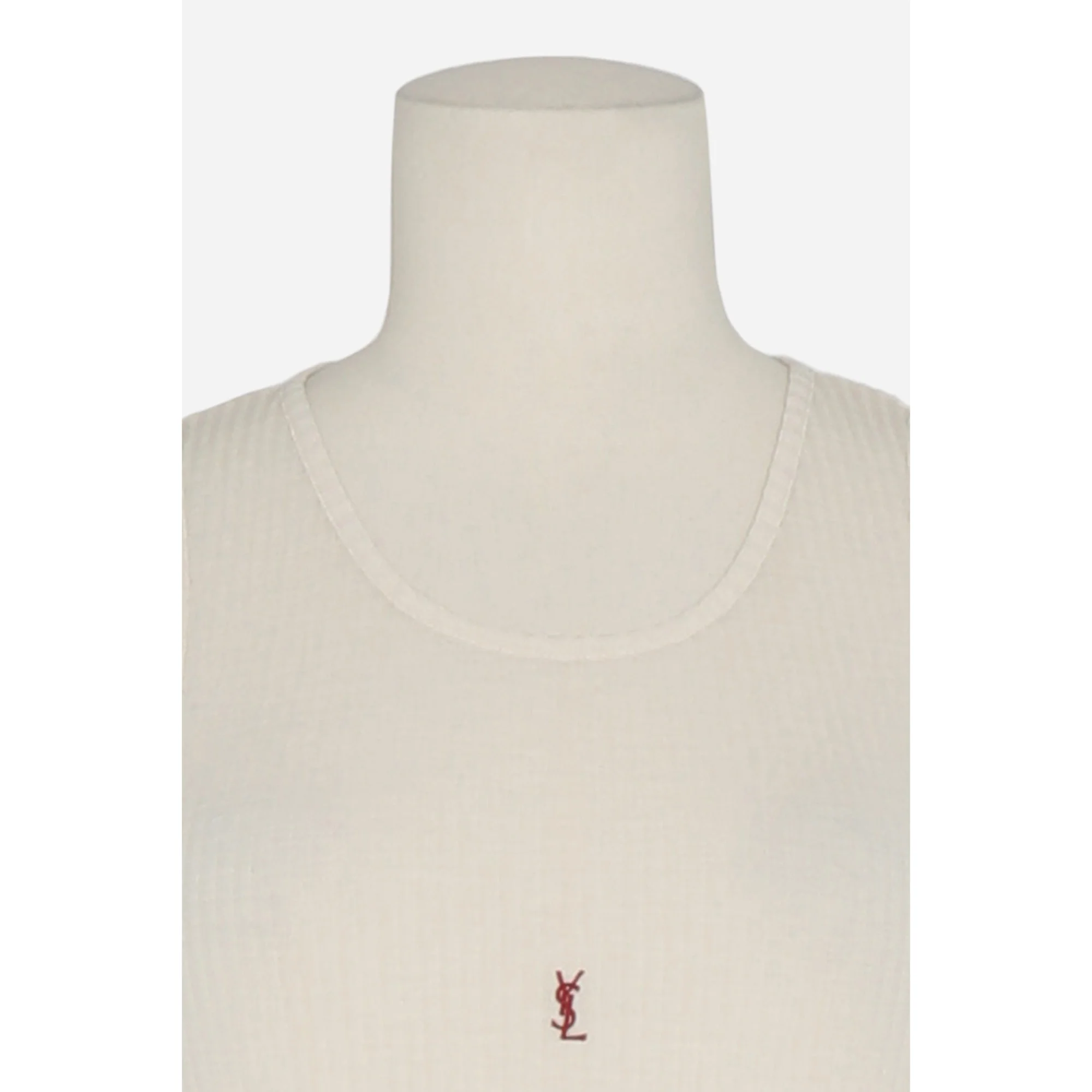 Maillot De Corps Jersey Laine - Beige/Rouge - Image 4