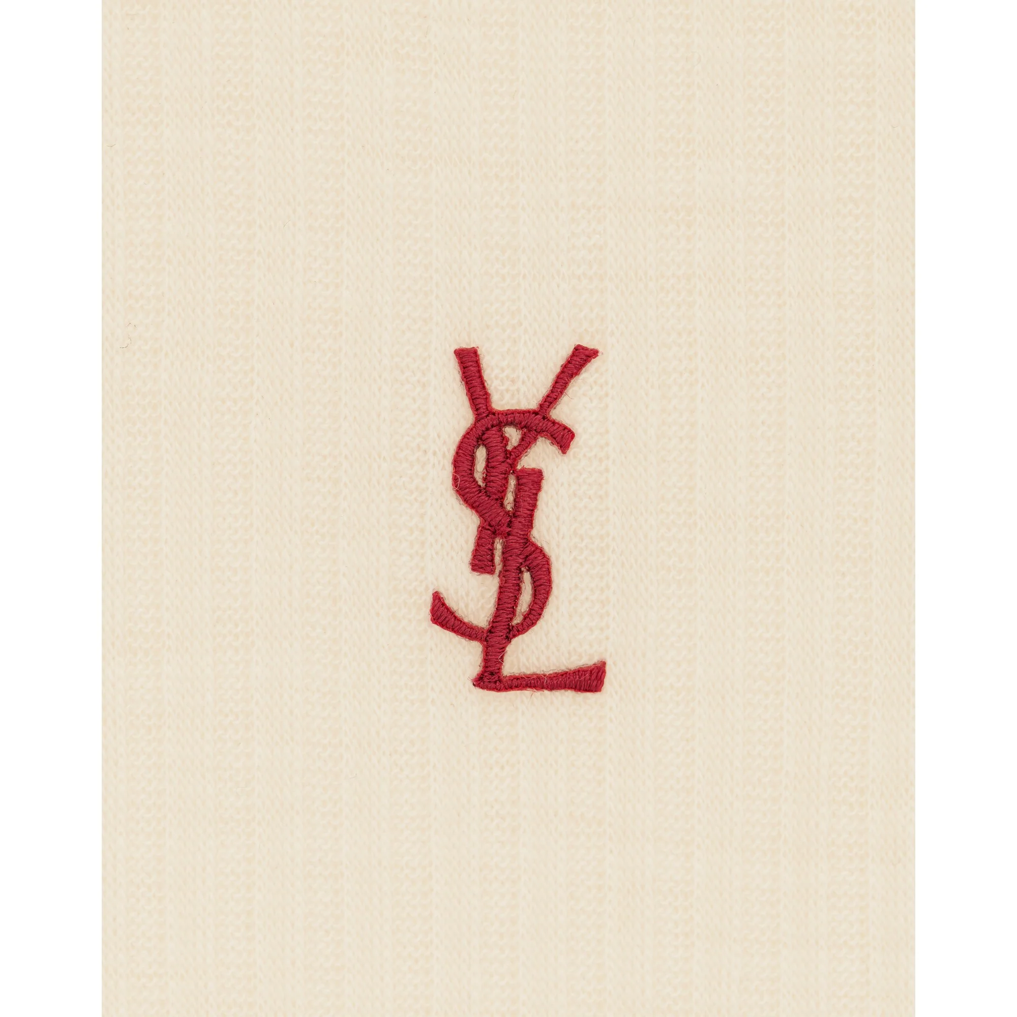Maillot De Corps Jersey Laine - Beige/Rouge - Image 5