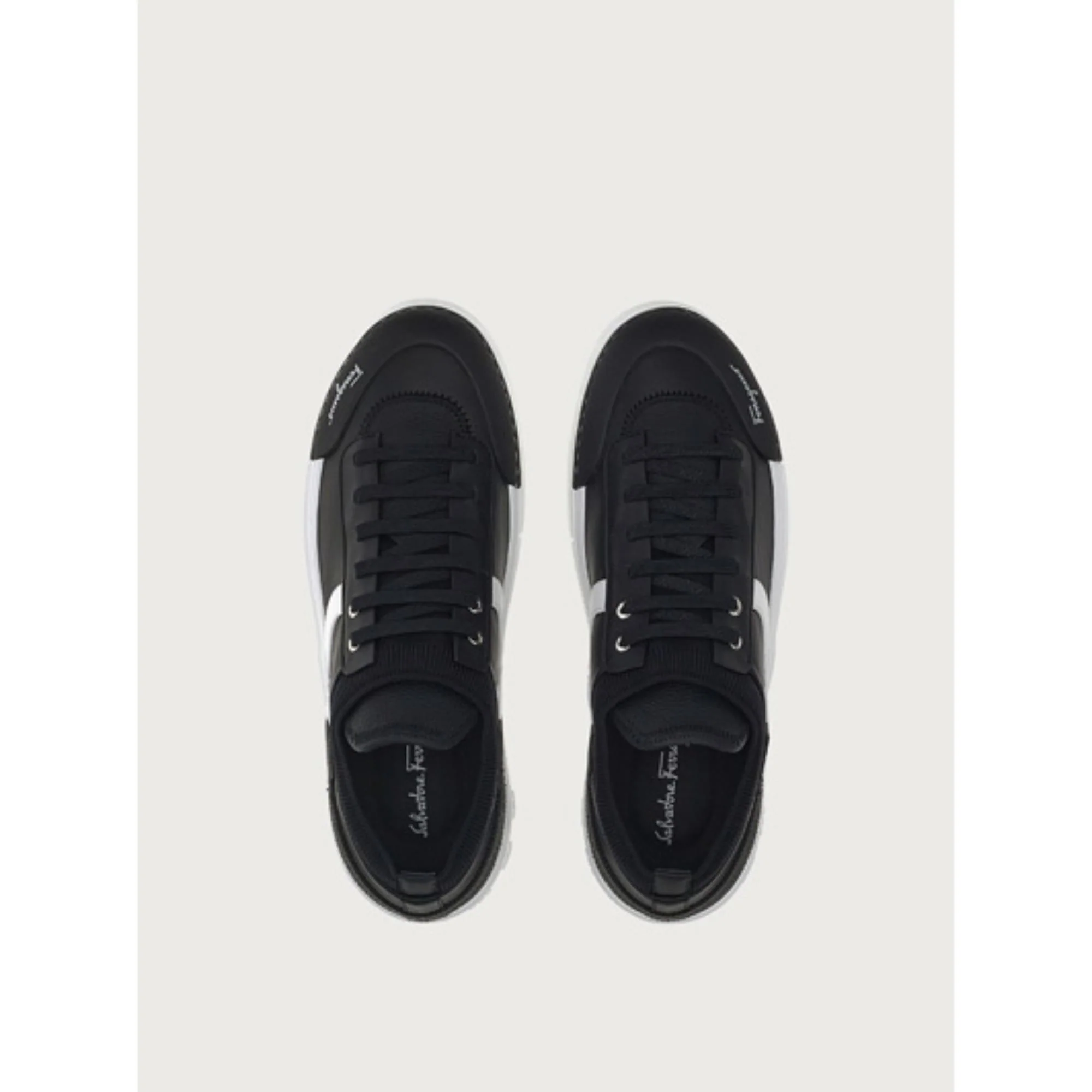 Gancini Sneakers - Black/White - Image 2