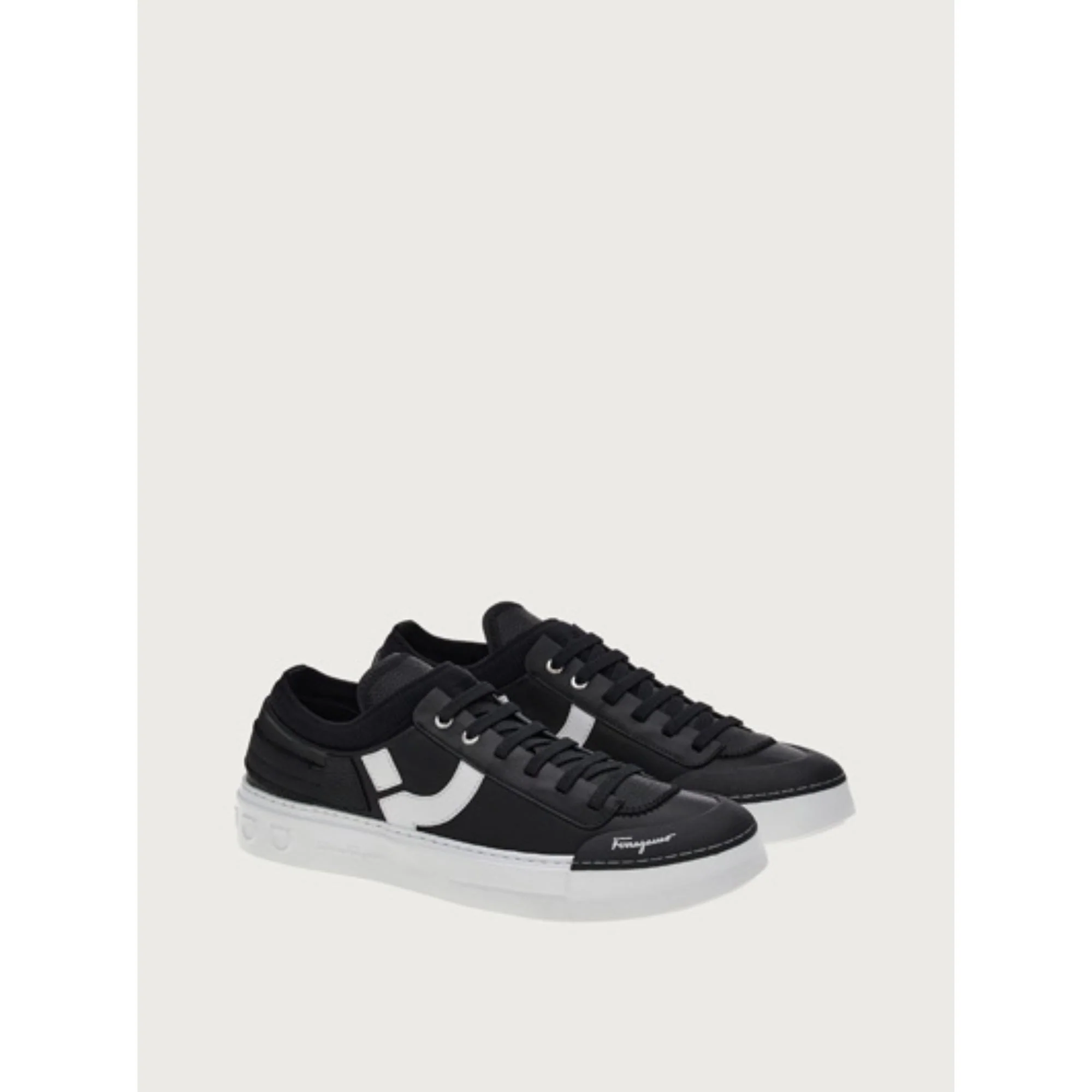 Gancini Sneakers - Black/White - Image 4