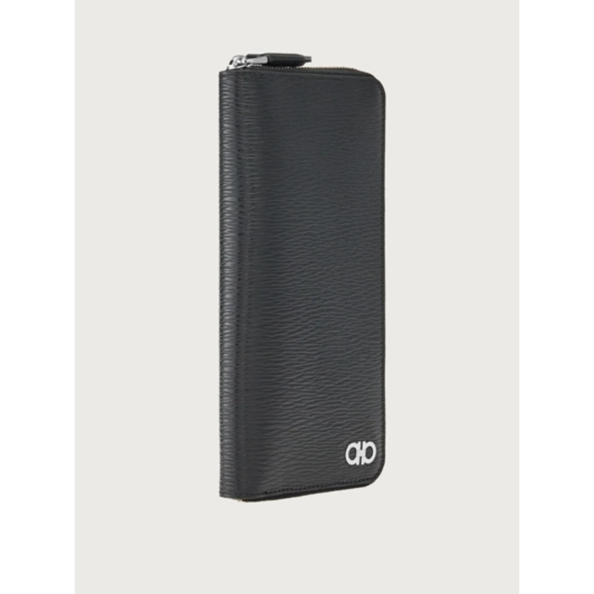 Gancini Document Wallet - Black/Ferragamo Red - Image 2