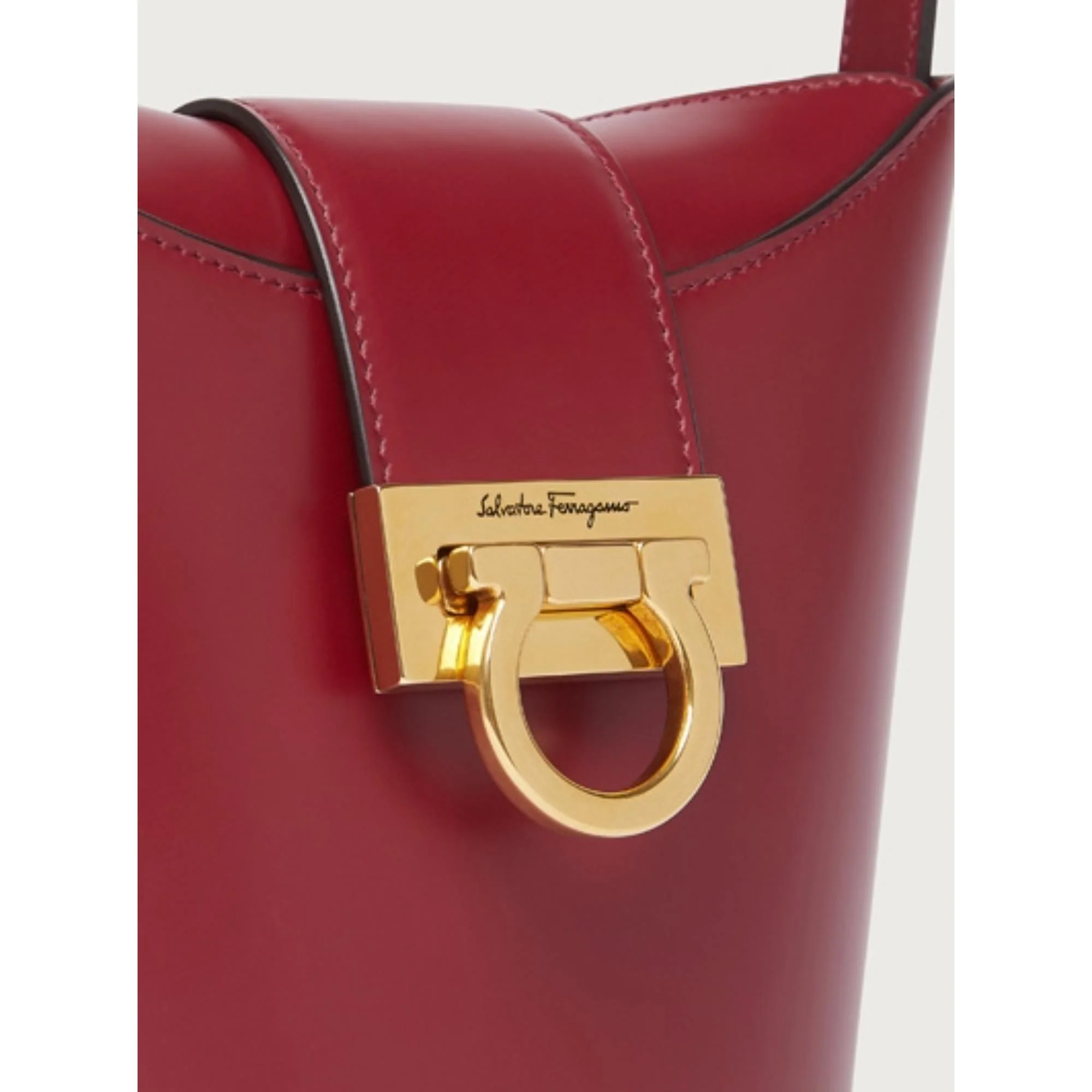 Trifolio Small Shoulder Bag - Pomegranate - Image 5
