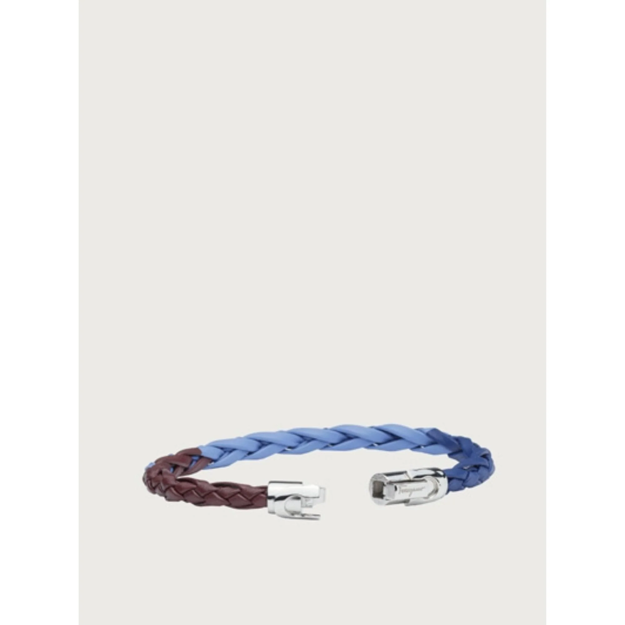 Gancini Bracelet - Pomegranate/Denim/Golfo Blue - Image 2