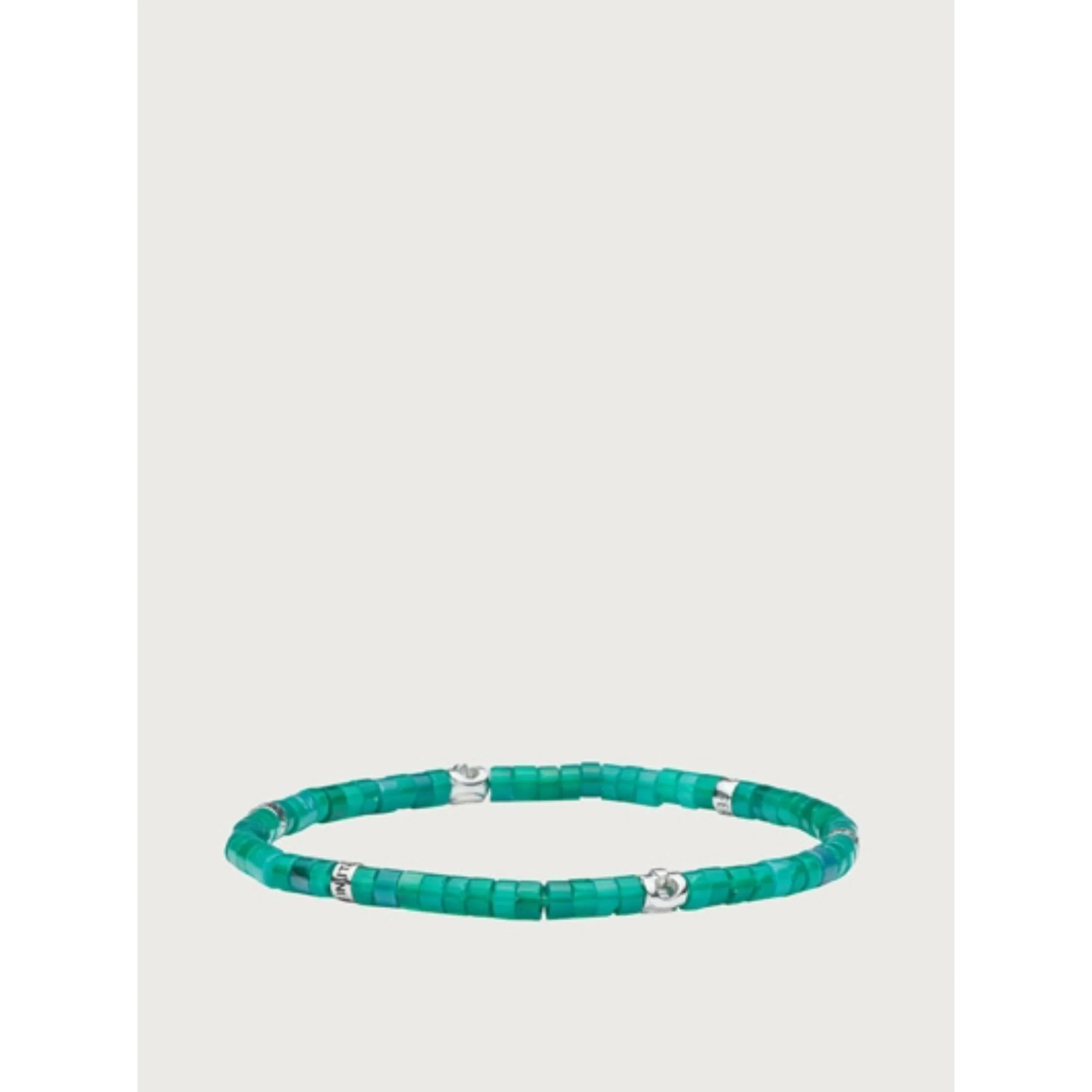 Green Agate Bracelet - Green - Image 2
