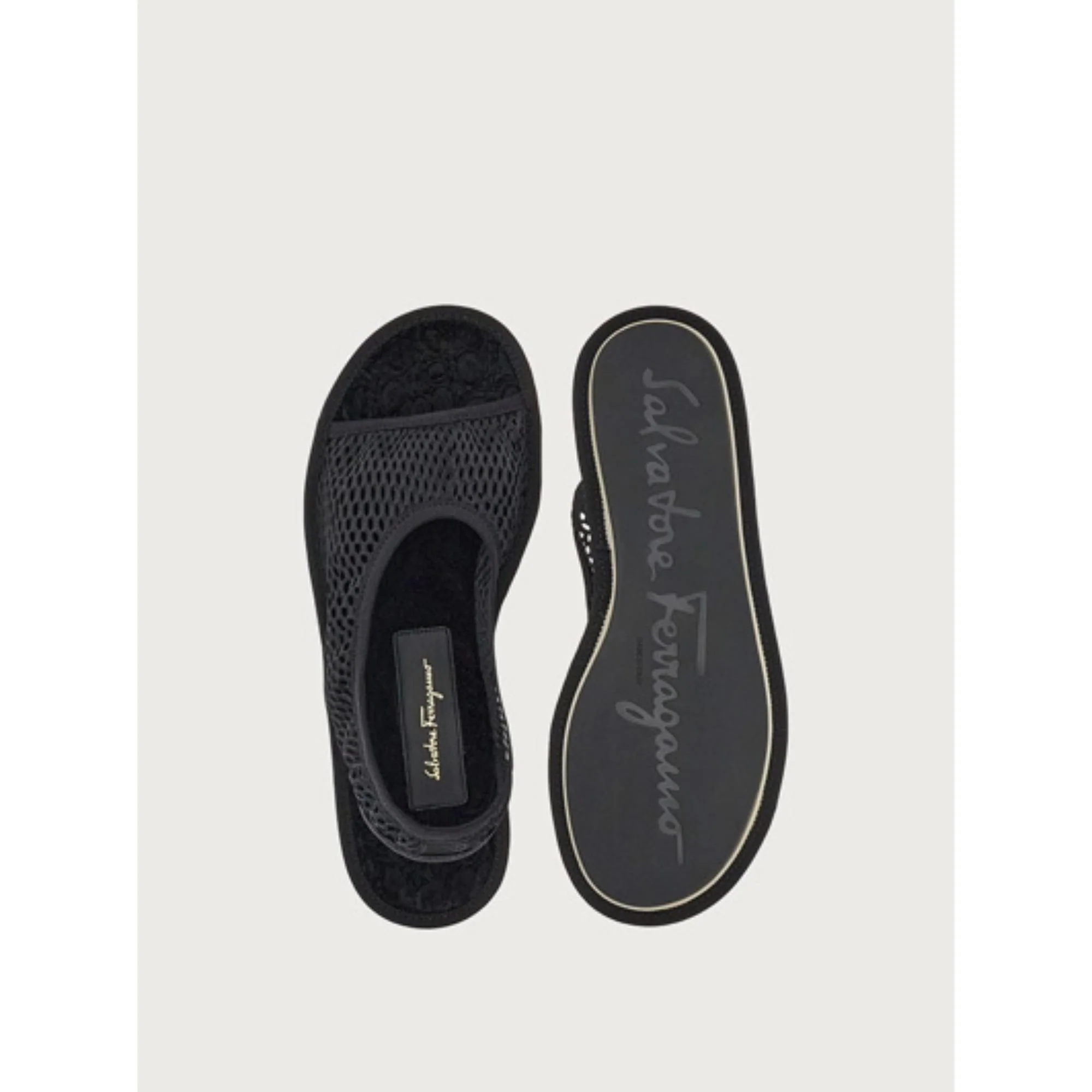 Ferragamo Nomadic Stories Sandals - Black - Image 5