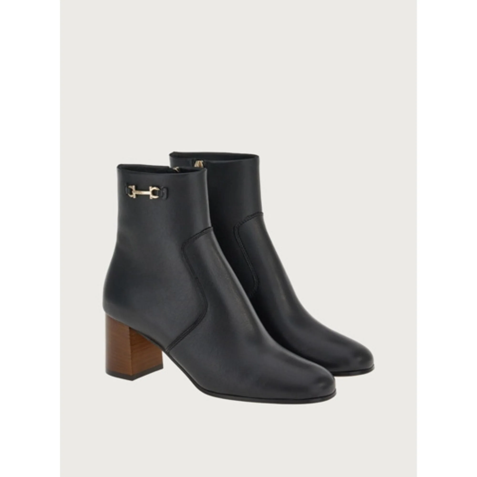 Bootie with Gancini Ornament - Black - Image 4