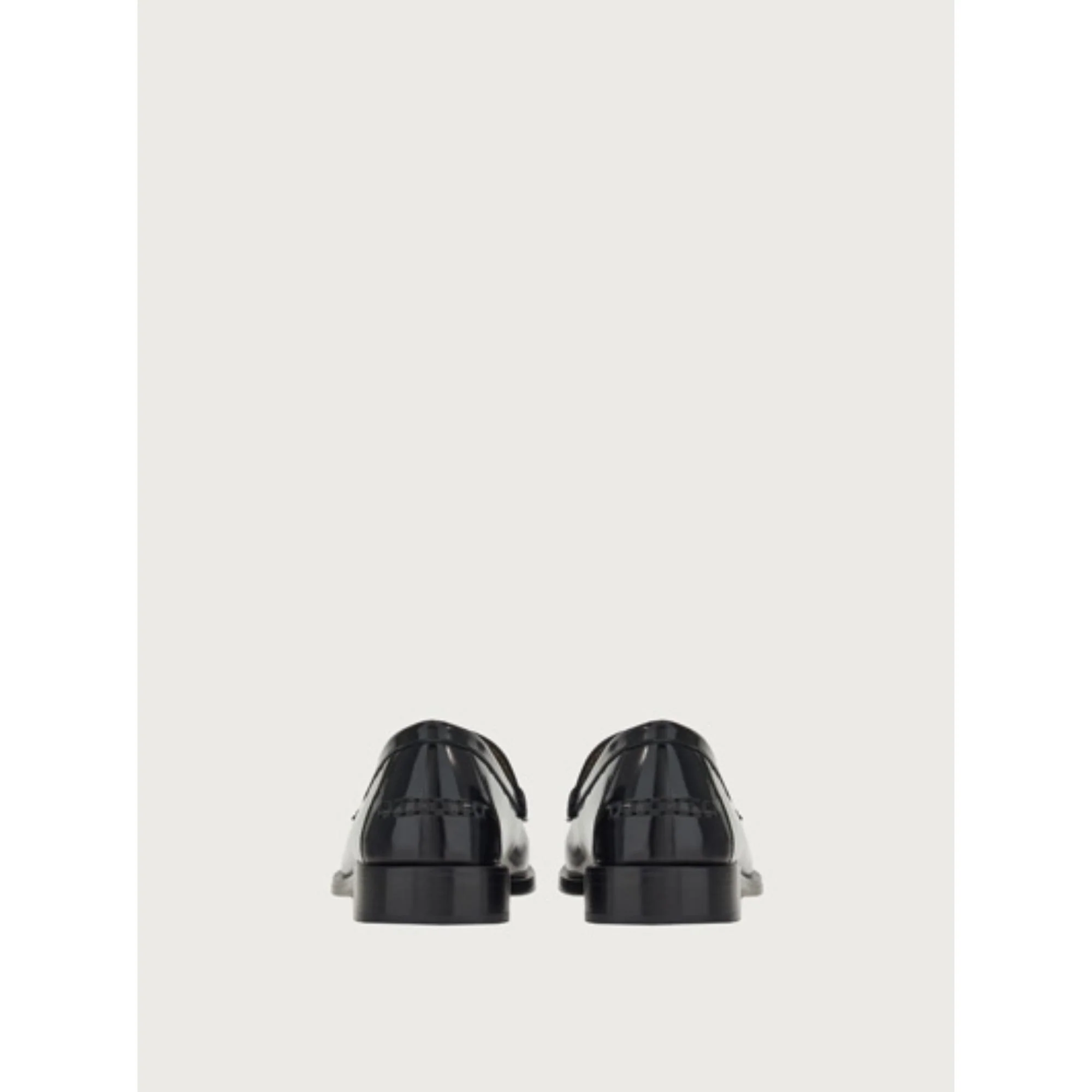 Moccasin with Gancini Ornament - Black - Image 4