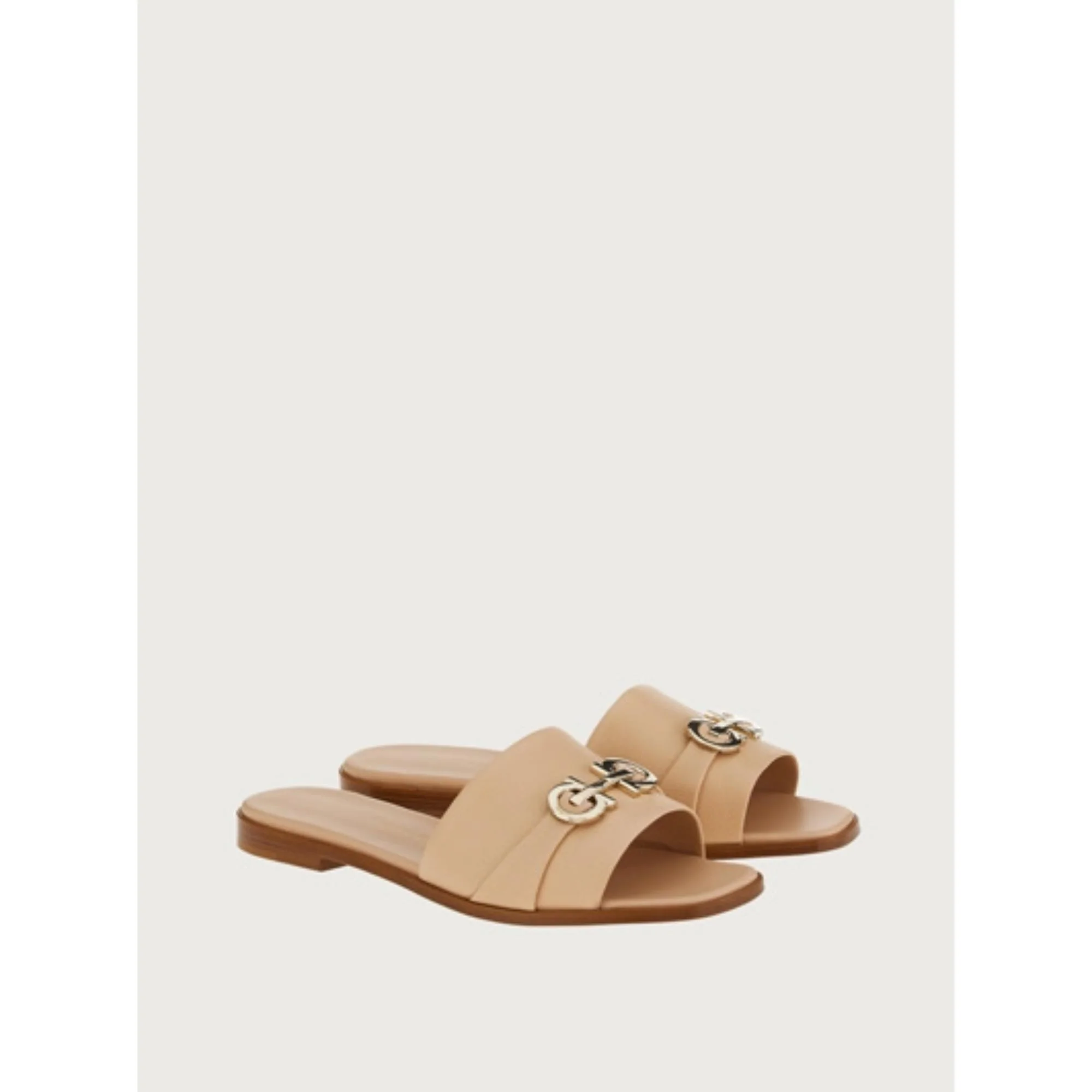 Flats Slider with Gancini Ornament - Petal - Image 3