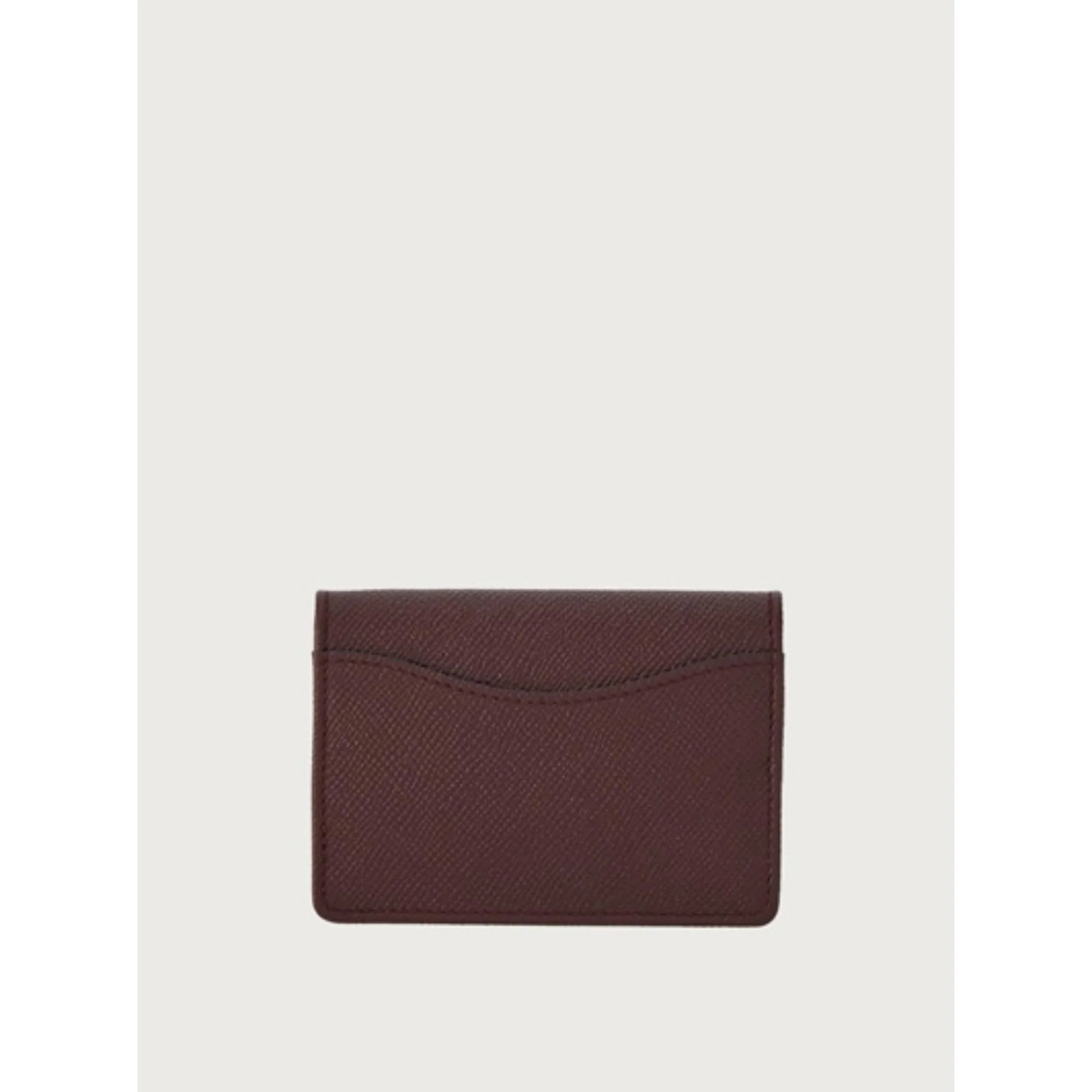 Gancini Business Card Holder - Ganache Brown - Image 3