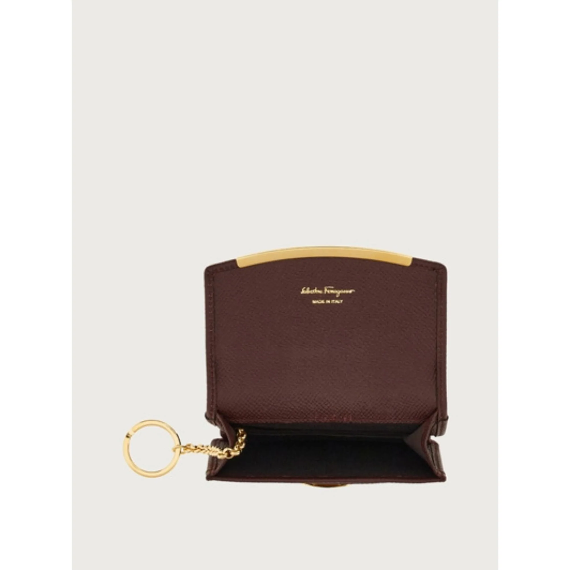 Gancini Business Card Holder - Ganache Brown - Image 4