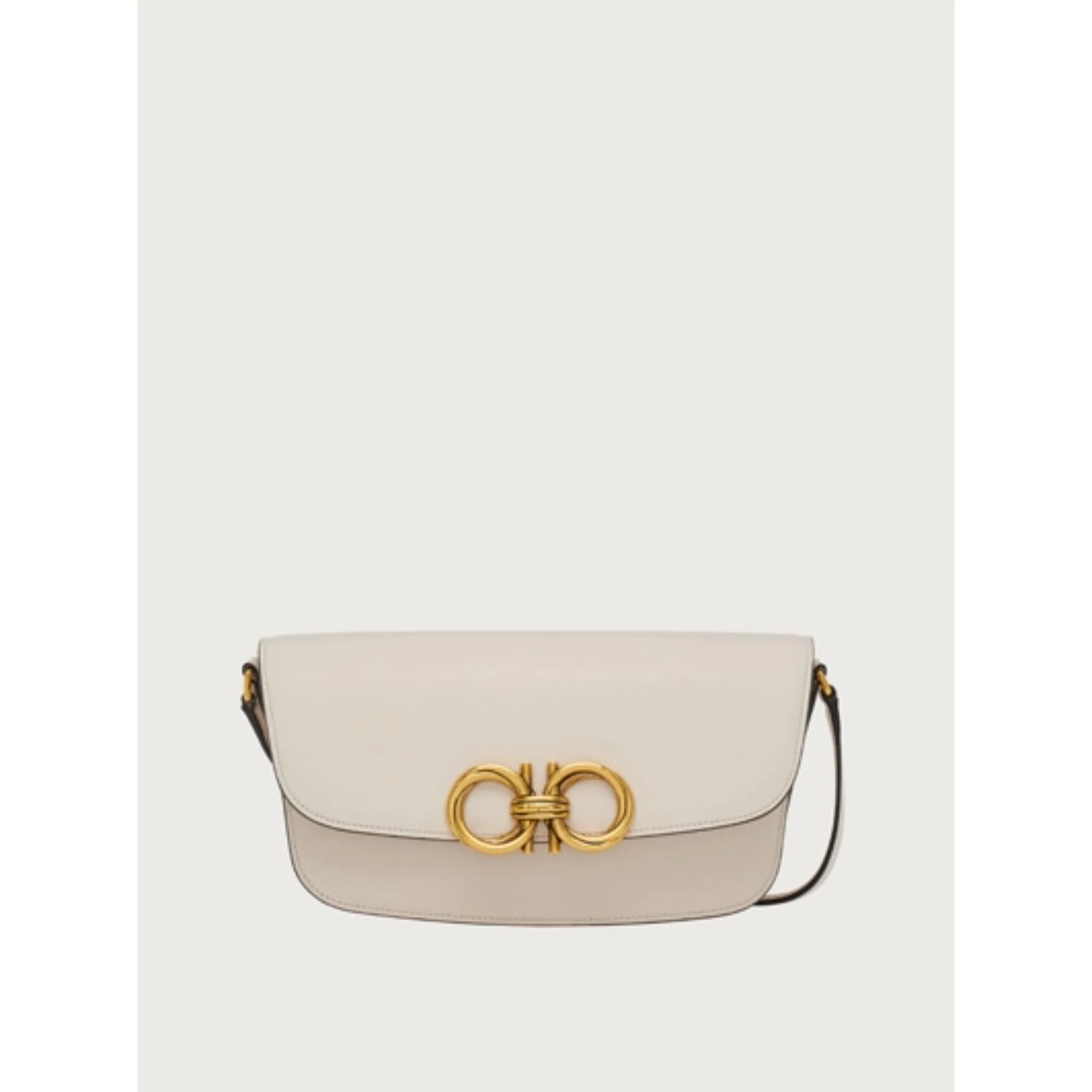 Trapezio Small Crossbody Bag - Bone - Image 2