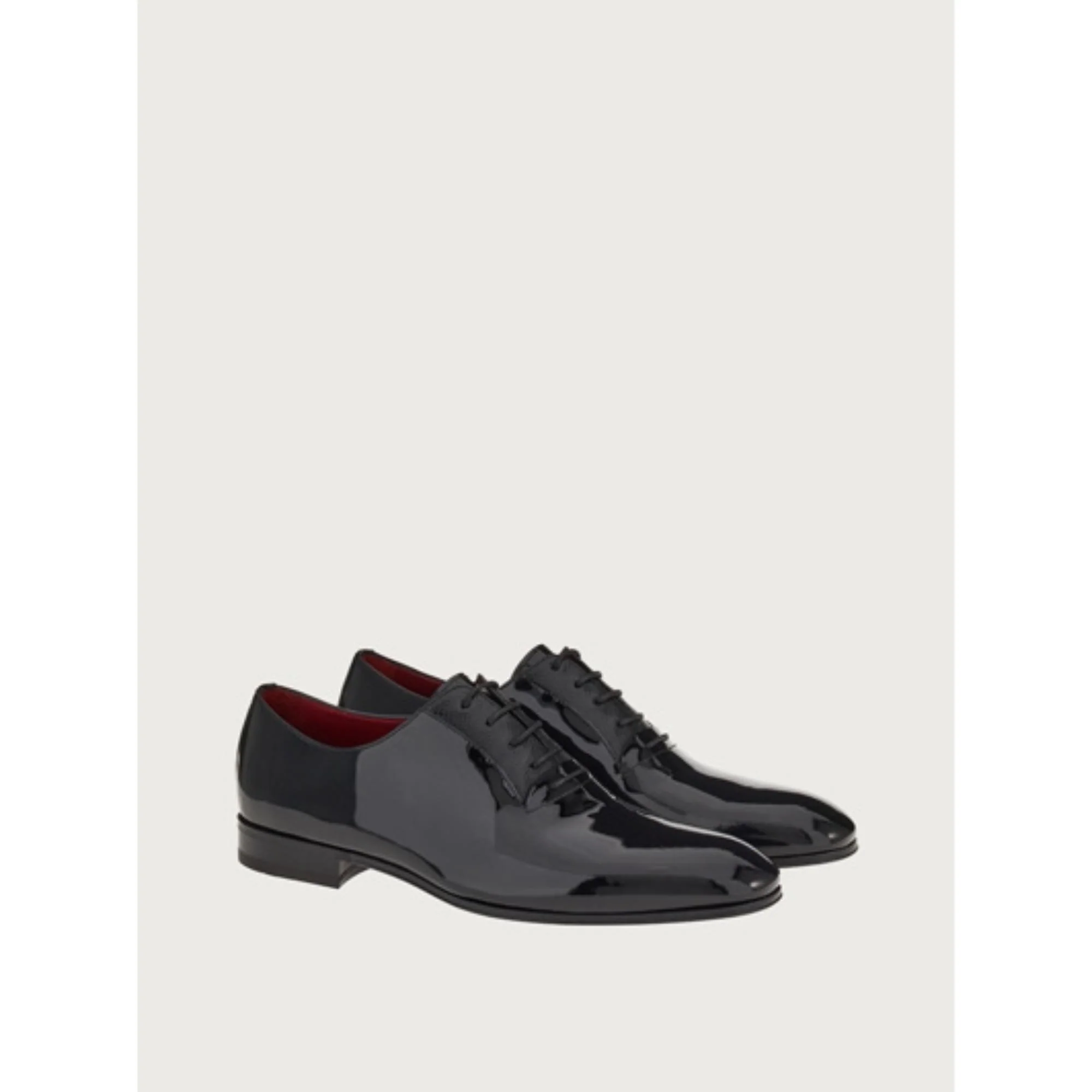 Patent Oxford - Black/Ferragamo Red - Image 4