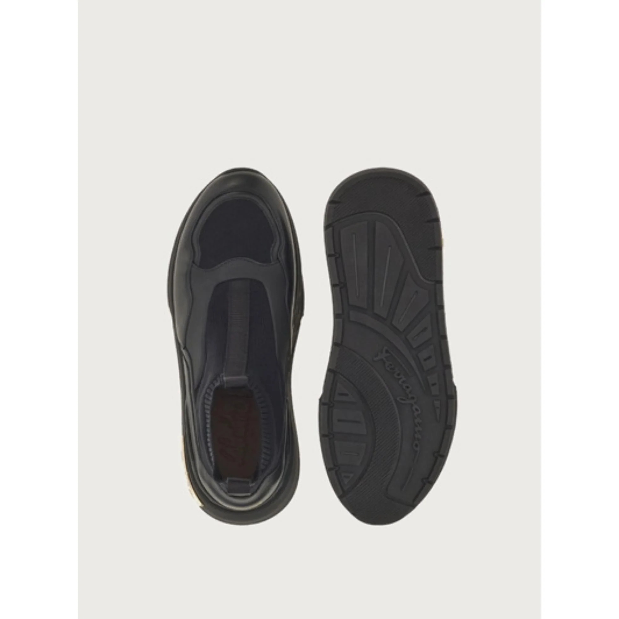 Gancini Sock Sneakers - Black - Image 3