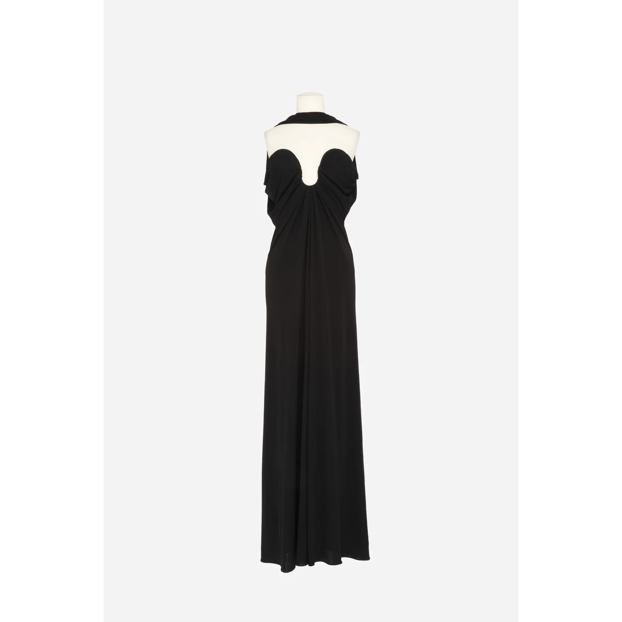 Robe Jersey Crepe - Noir