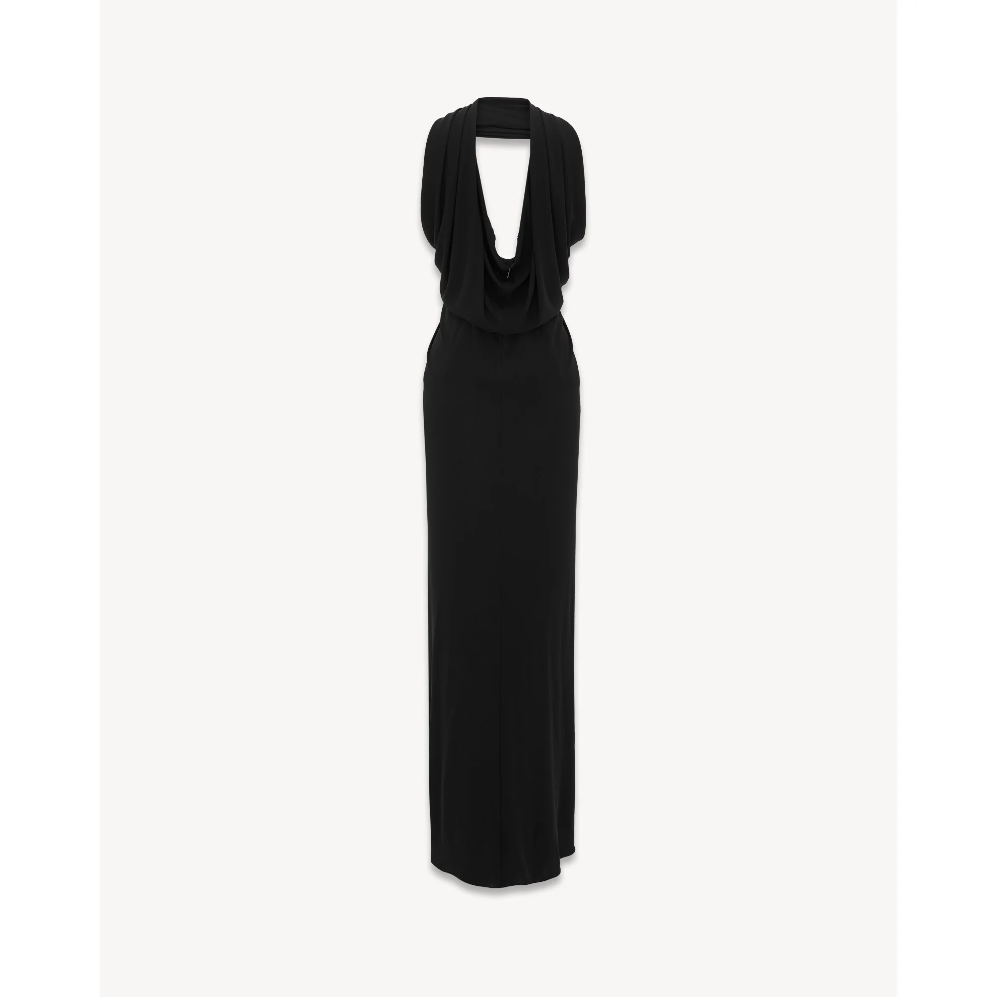 Robe Jersey Crepe - Noir - Image 2