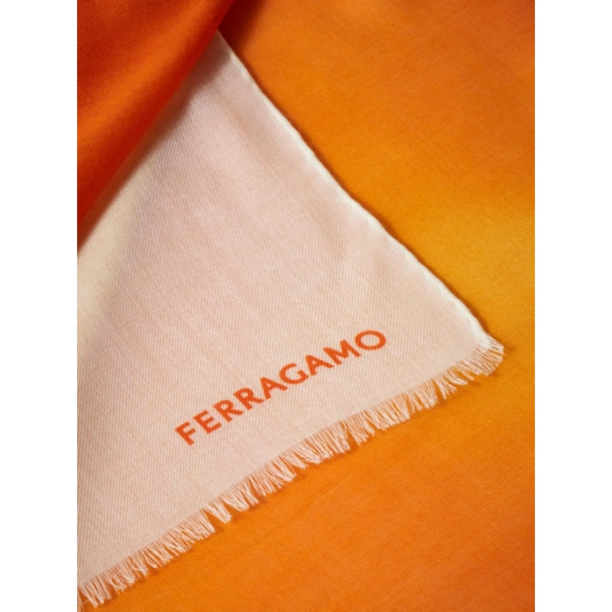 Ombre Print Stole - Orange - Image 2