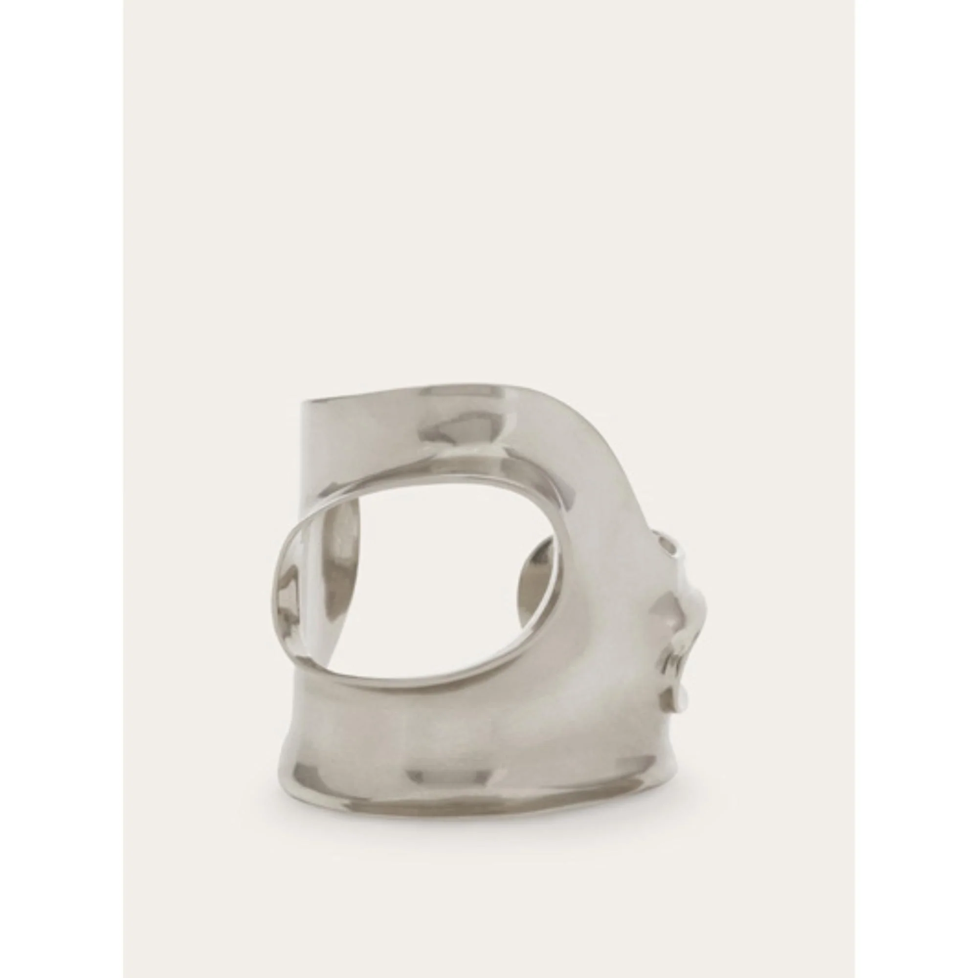Sculptural Bracelet - Palladium