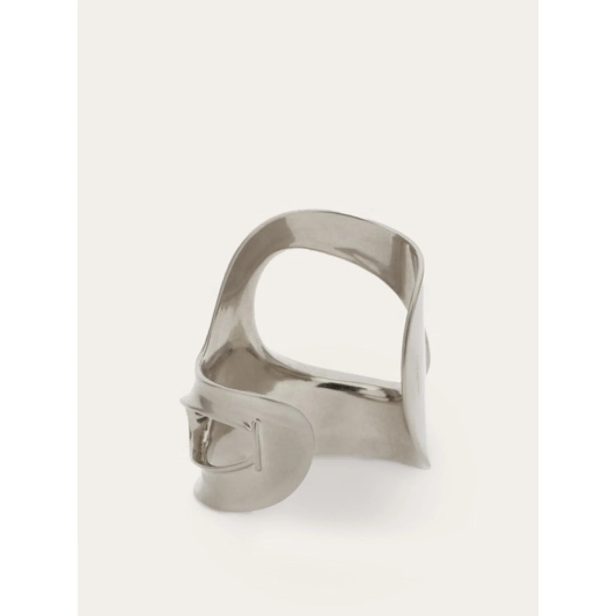Sculptural Bracelet - Palladium - Image 3