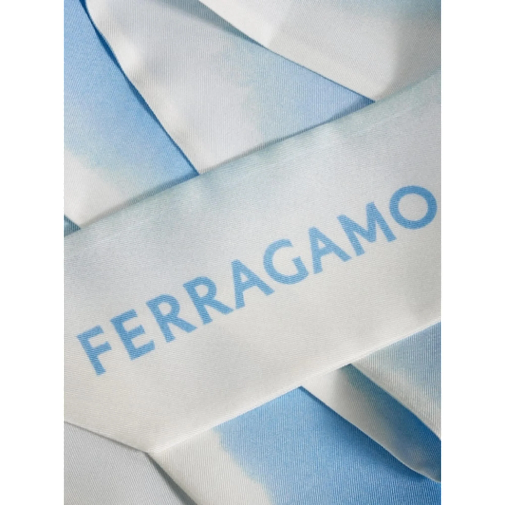 Ombre Print Headscarf - Sky Blue - Image 2