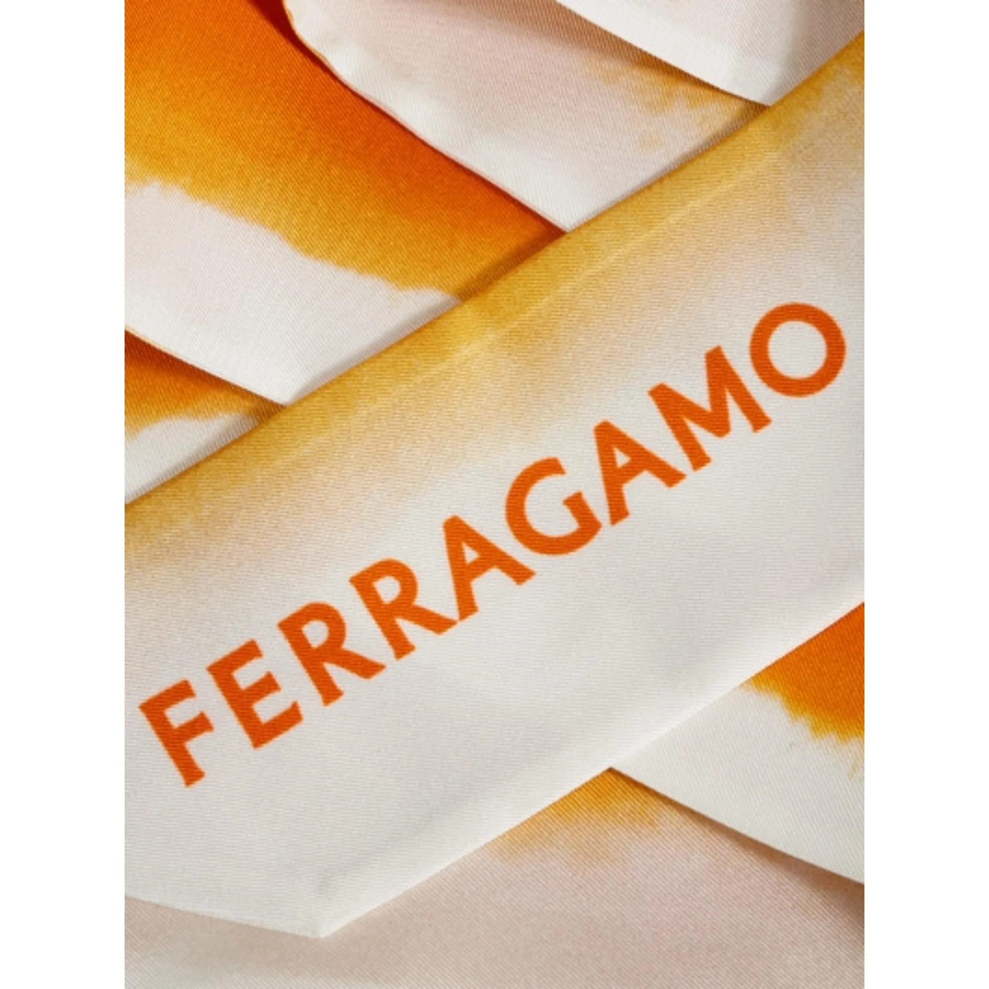 Ombre Print Headscarf - Orange - Image 2