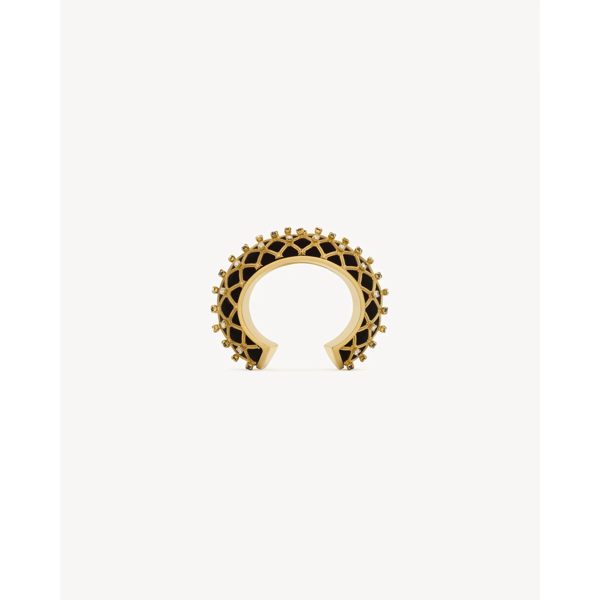 Byzance Bumpy Bracelet - Dore/Crystal/Montana - Image 2