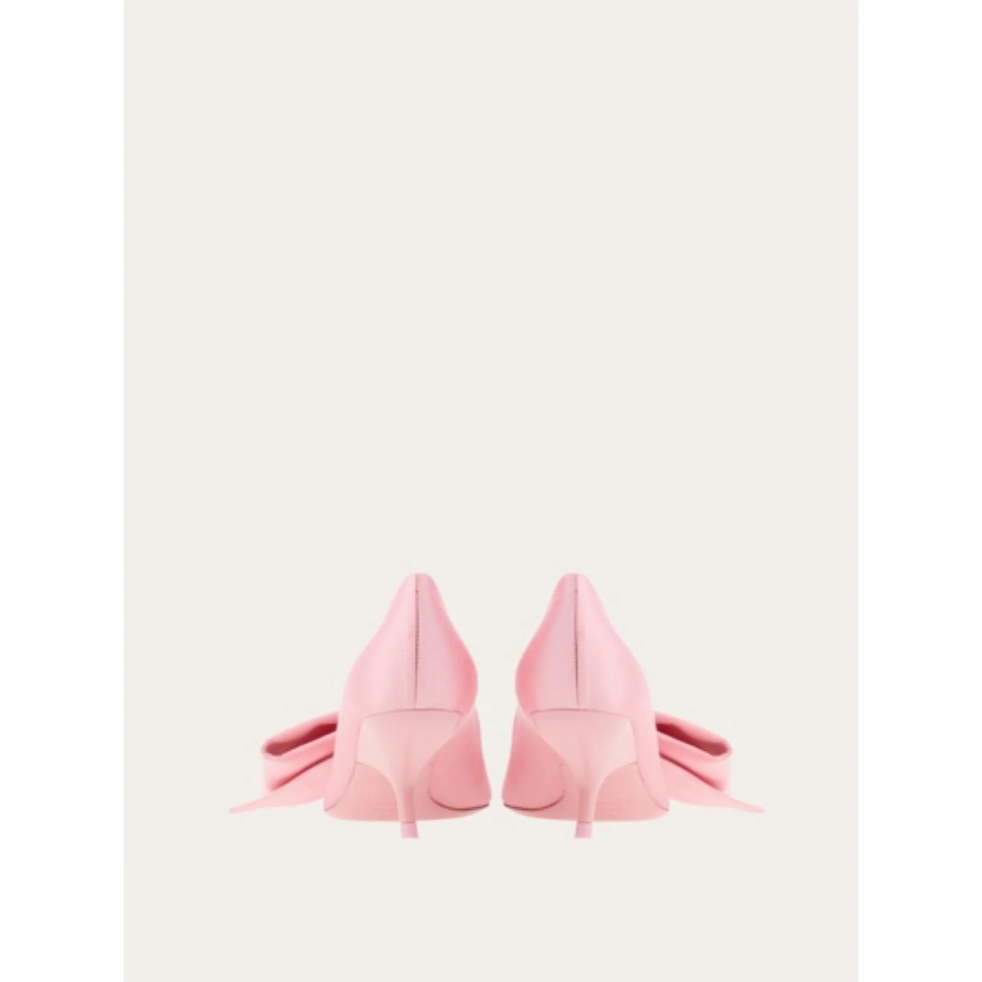 Mule with Asymmetric Bow - Pink - Image 4
