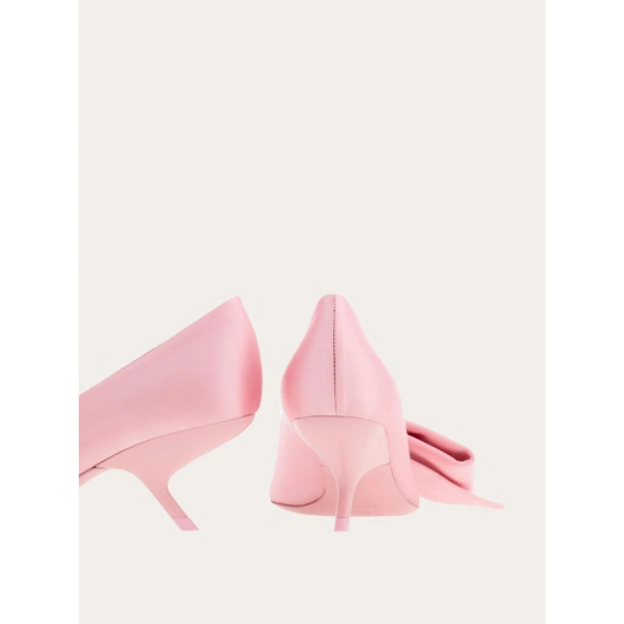 Mule with Asymmetric Bow - Pink - Image 5
