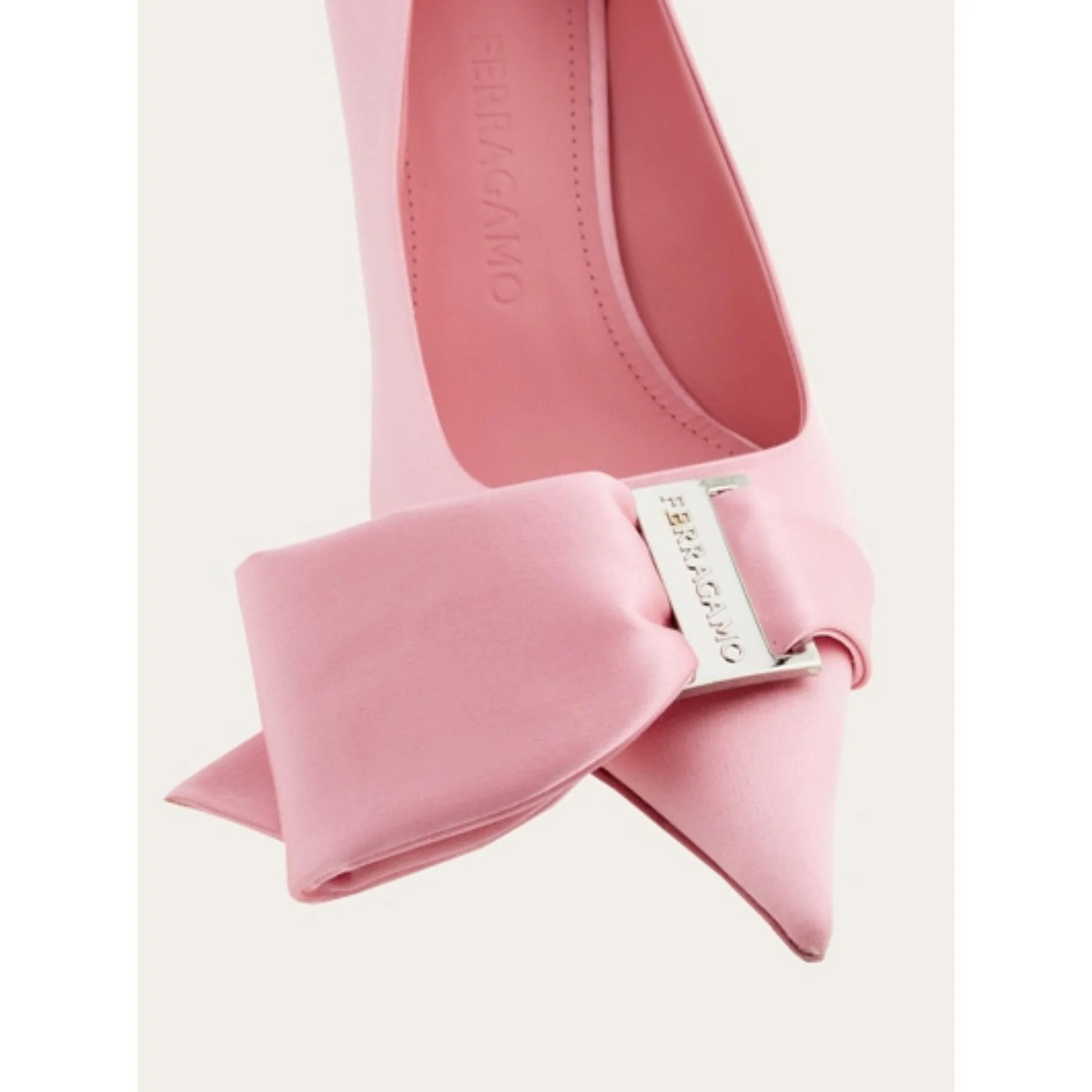 Mule with Asymmetric Bow - Pink - Image 6