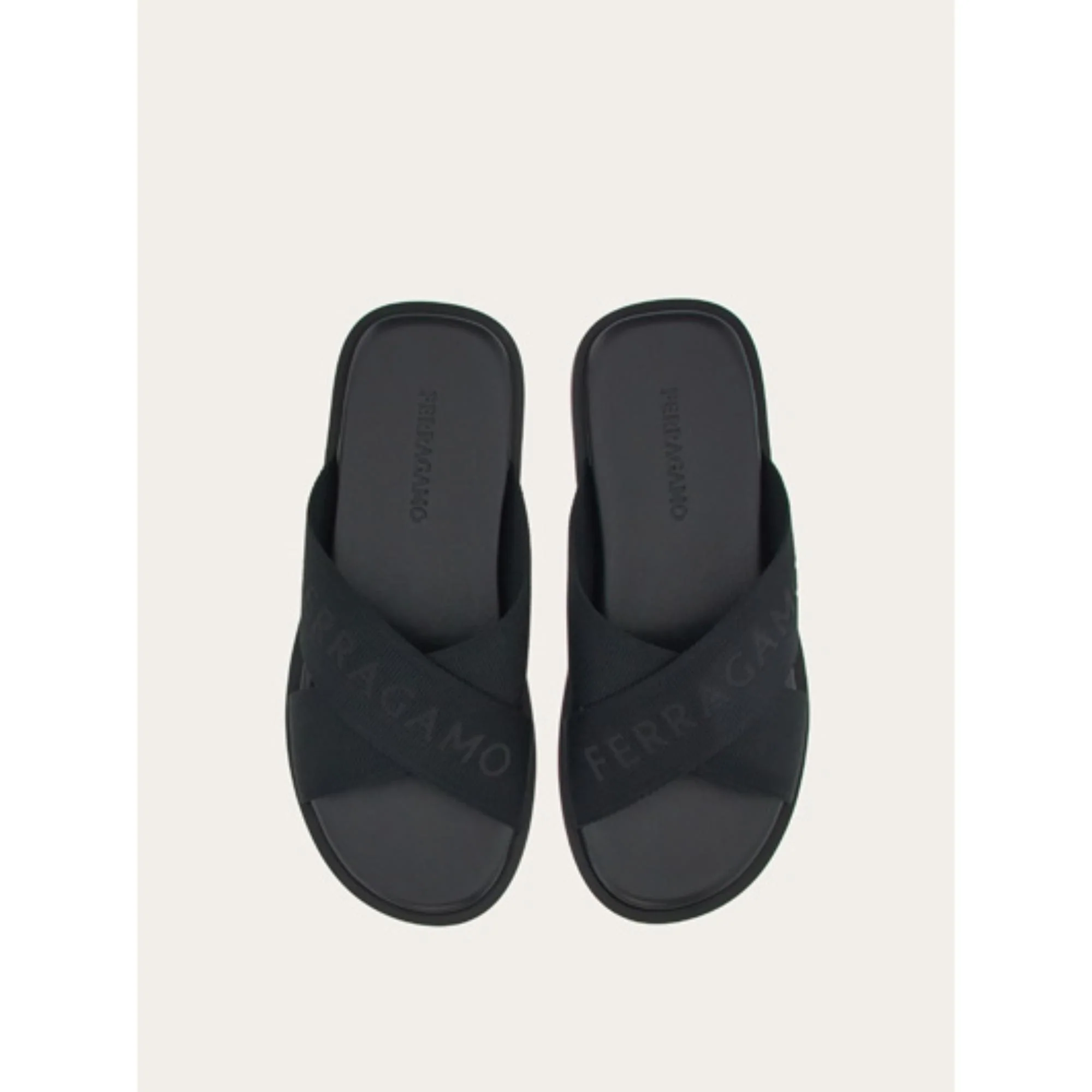 Crosover Sandals - Black - Image 2