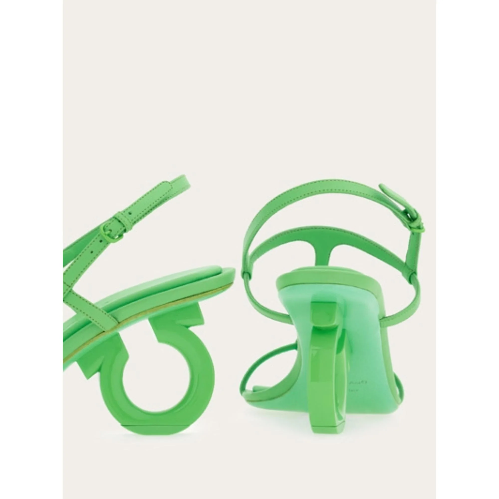 Elina Sandals - Lime Green - Image 5
