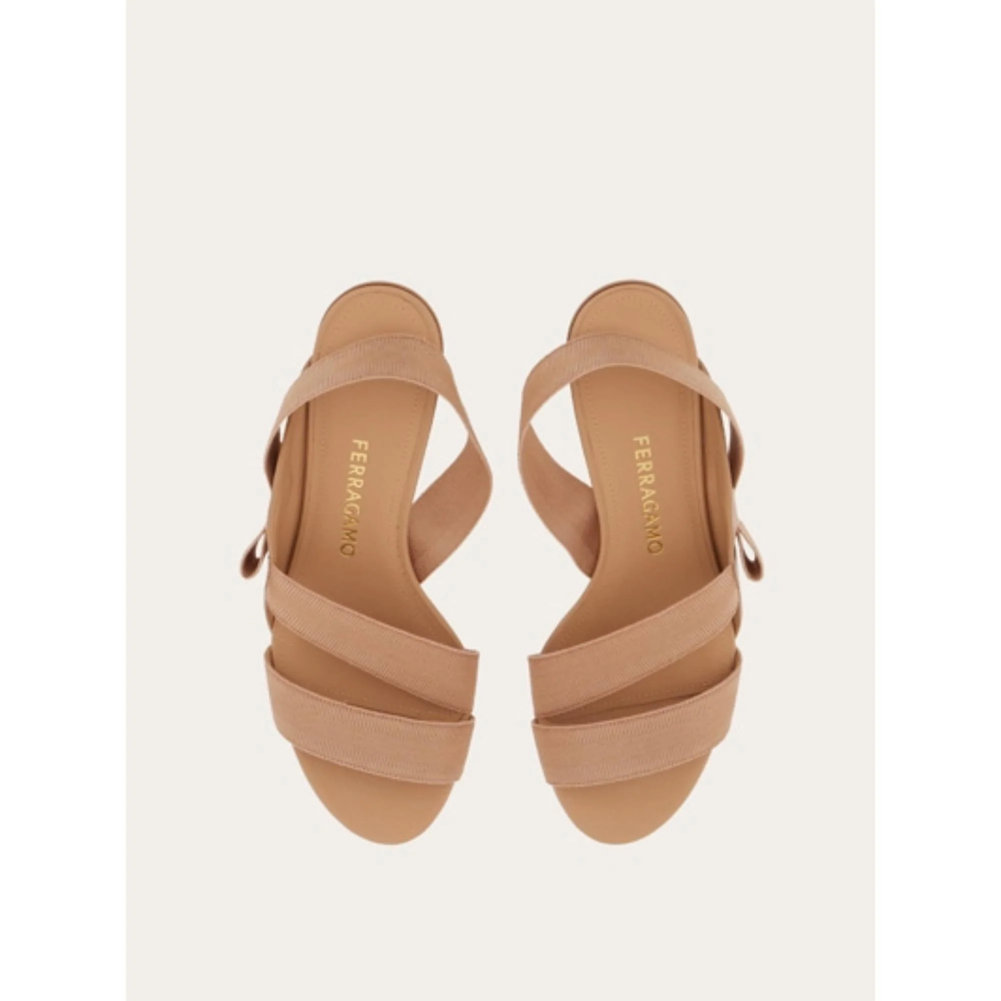 Sandals with Side Vara Bow - Amaretti - Image 2