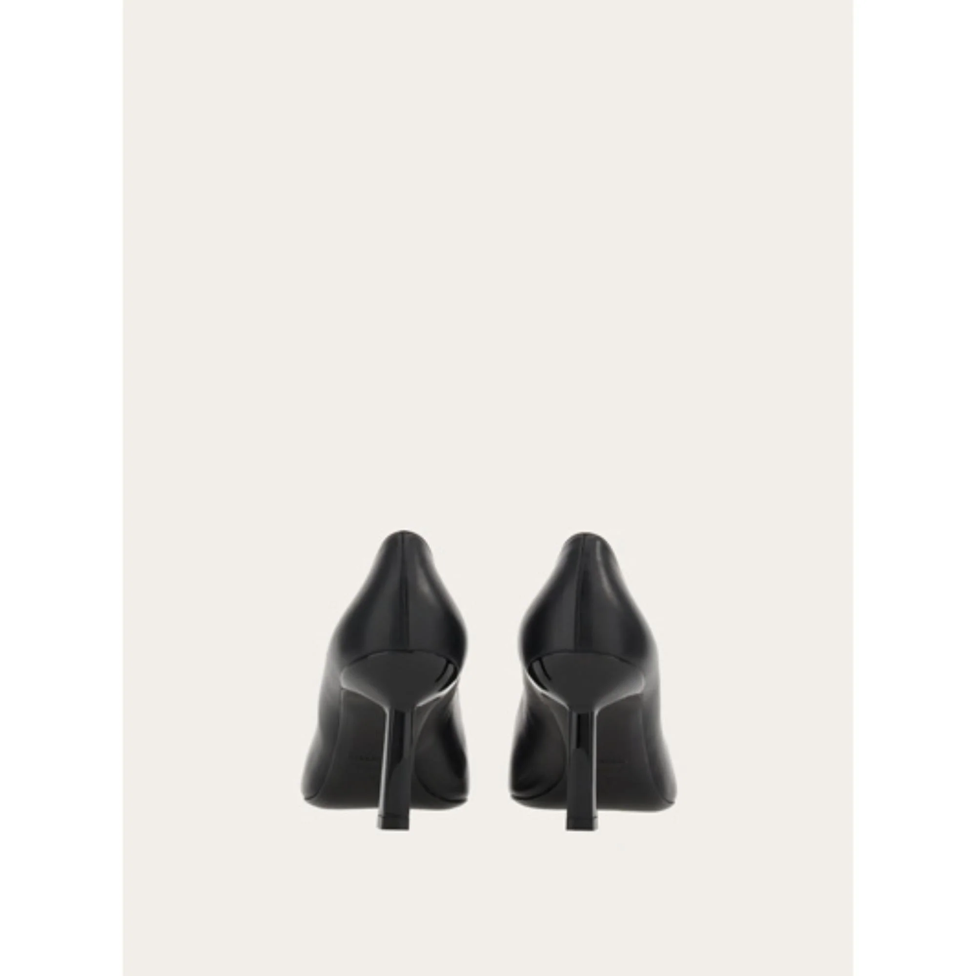 Pumps with Metallic Toe - Black - Image 4