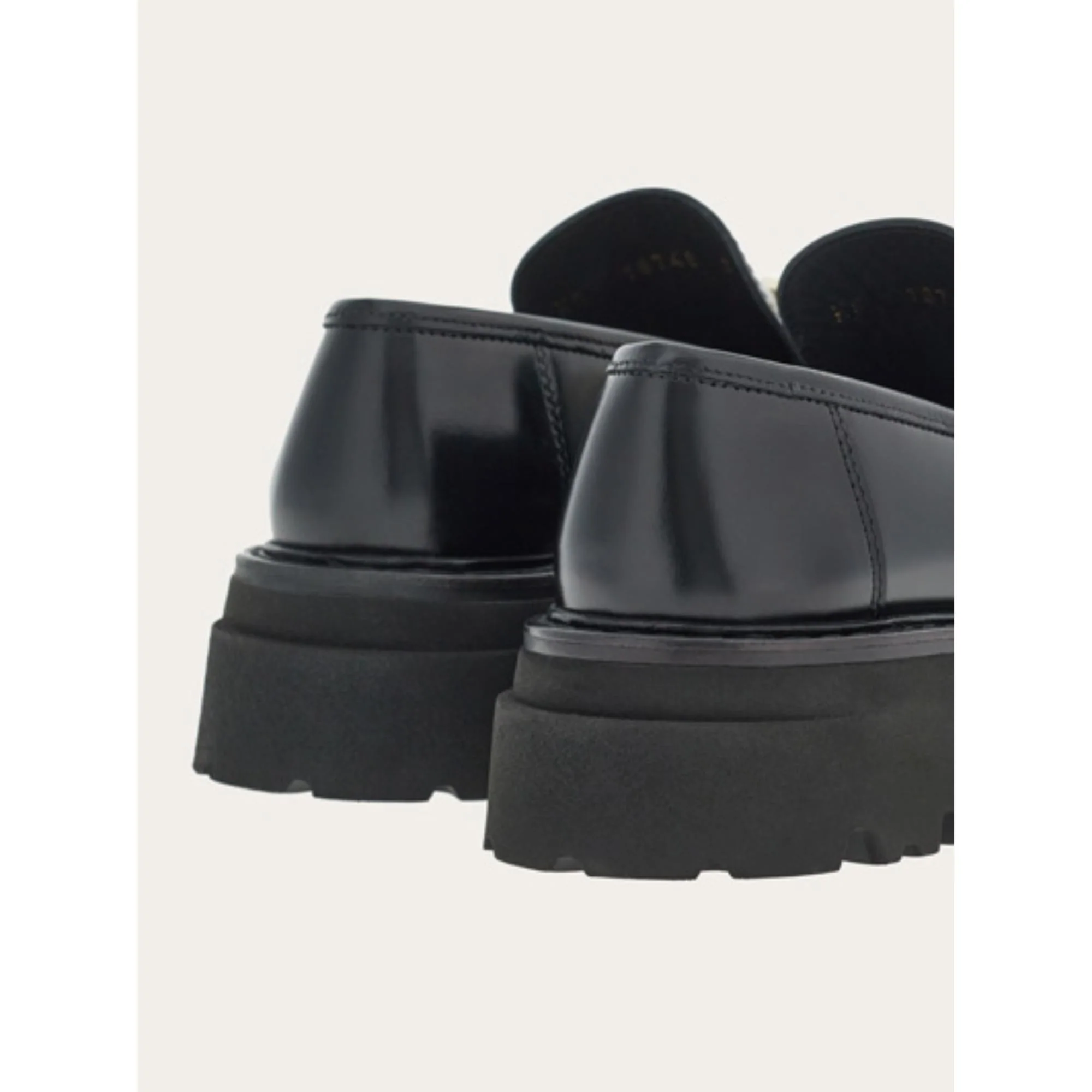 Moccasin with New Gancini Ornament - Black - Image 4
