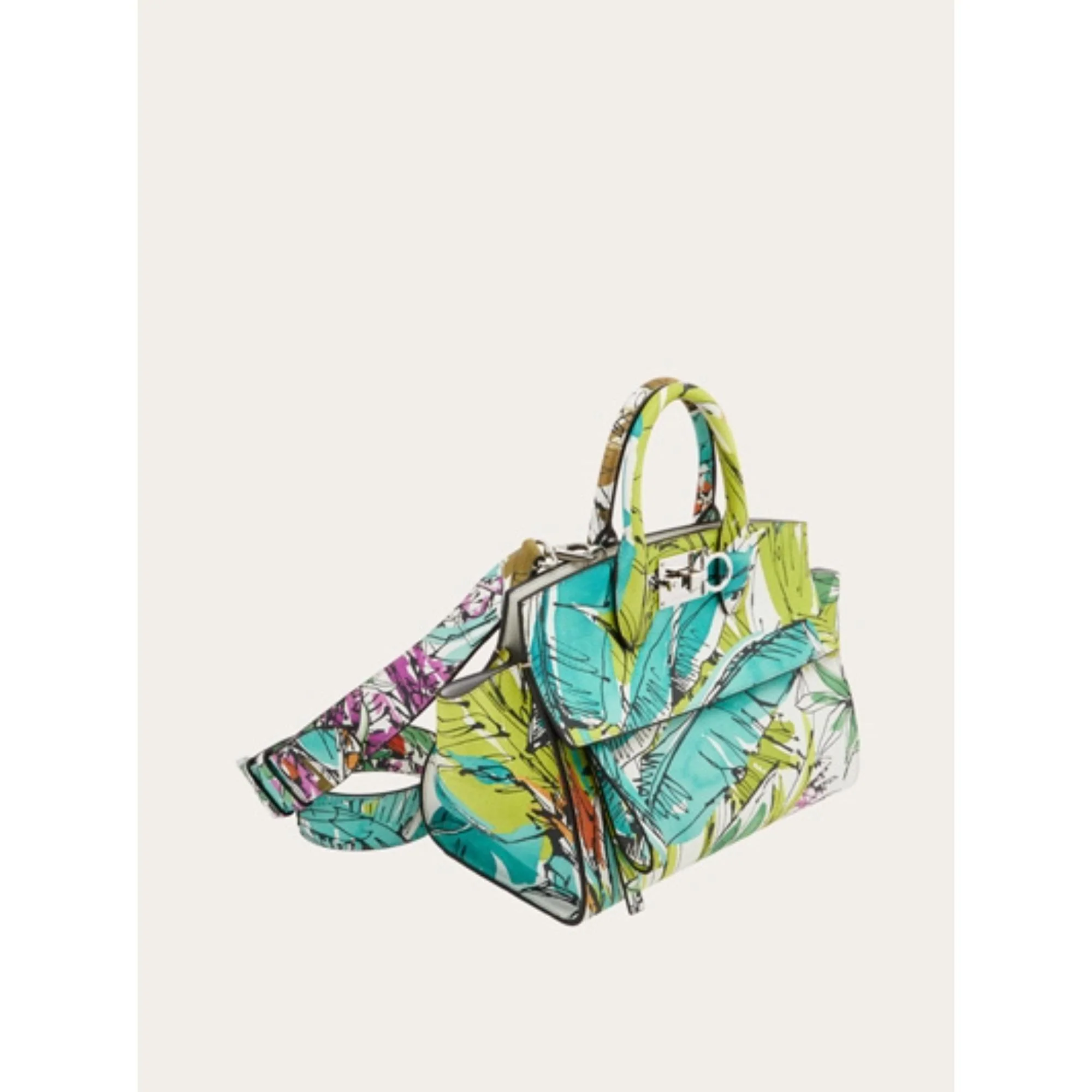 Ferragamo Studio Soft Bag (M) - Multicolor - Image 5