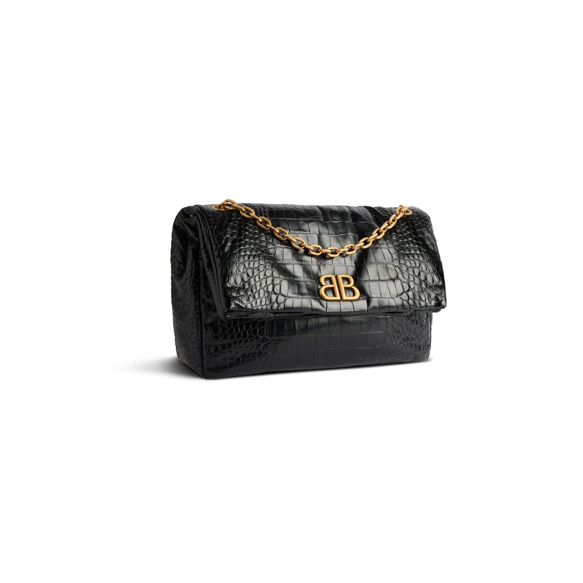 Monaco Chain Bag M - Black - Image 5