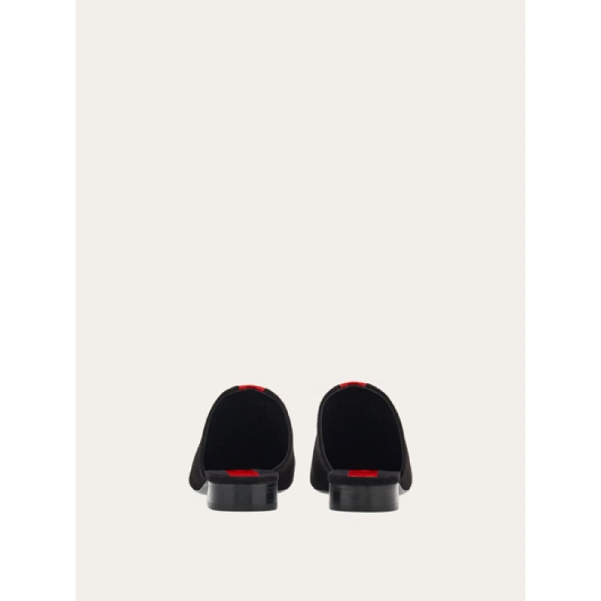 Mule with Graphic Insert - Black/Flame Red - Image 4