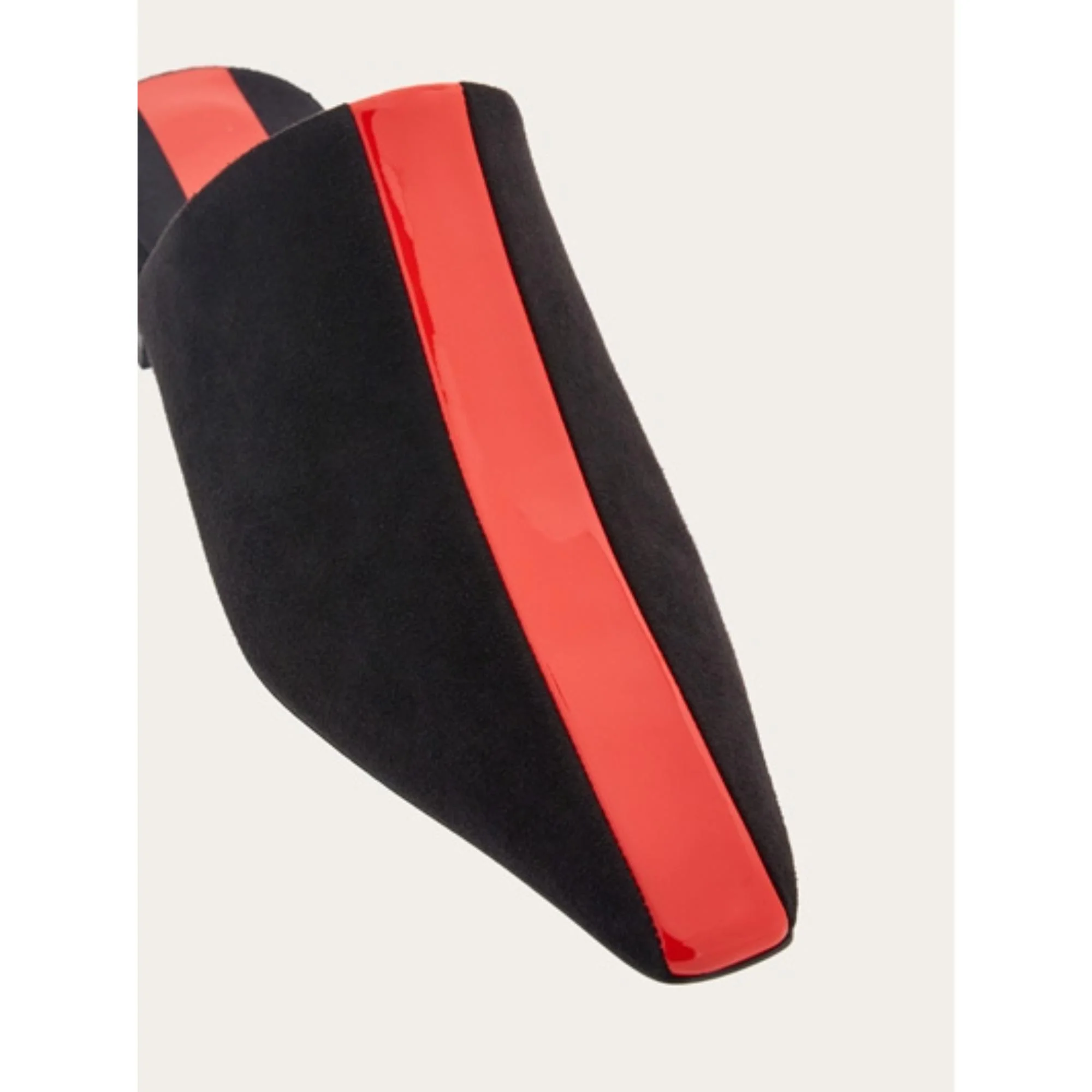 Mule with Graphic Insert - Black/Flame Red - Image 5