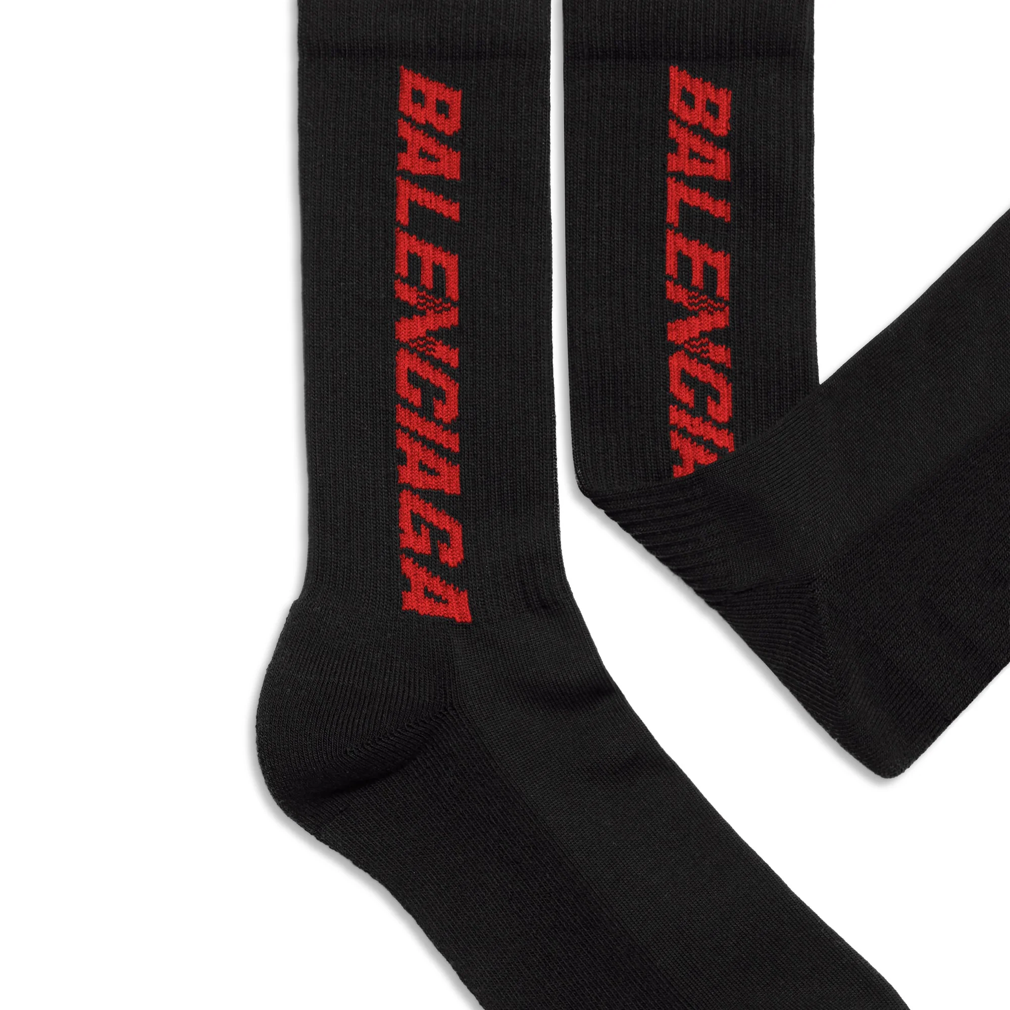 Socks Racer Bal Socks - Black/Red - Image 2