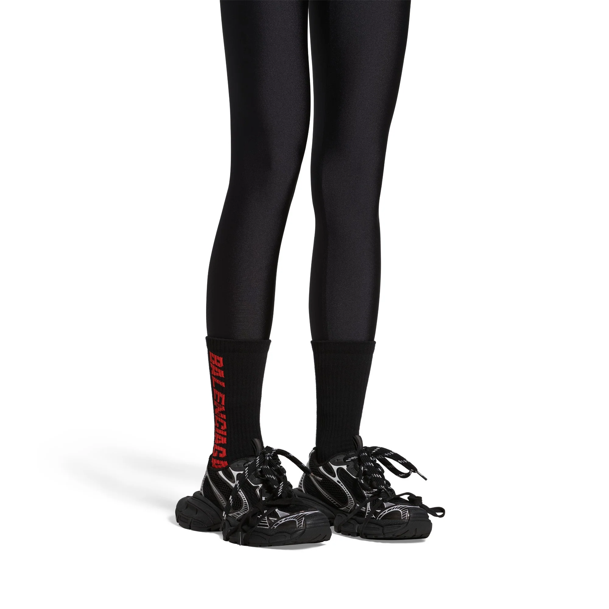 Socks Racer Bal Socks - Black/Red - Image 3