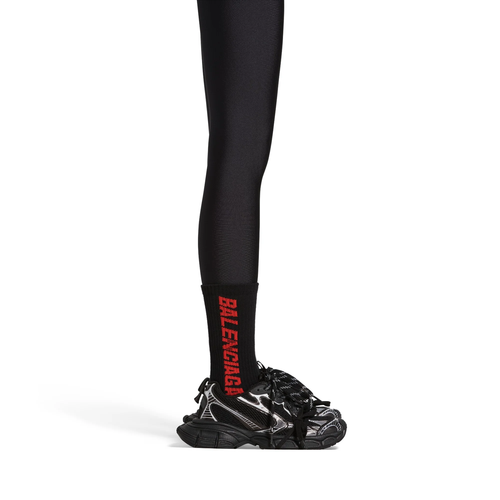 Socks Racer Bal Socks - Black/Red - Image 4