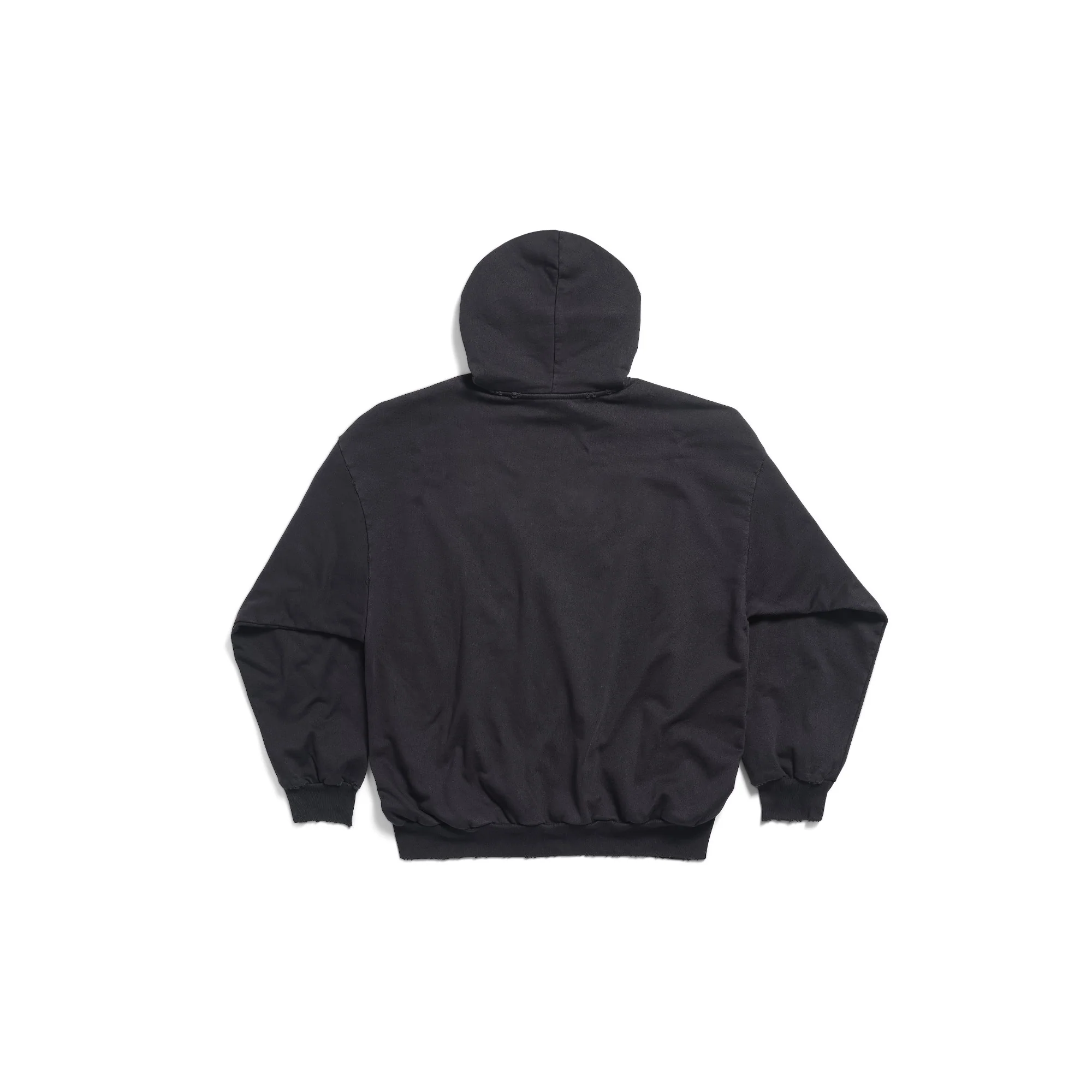 Medium Fit Hoodie - Washed Black/White - Image 2